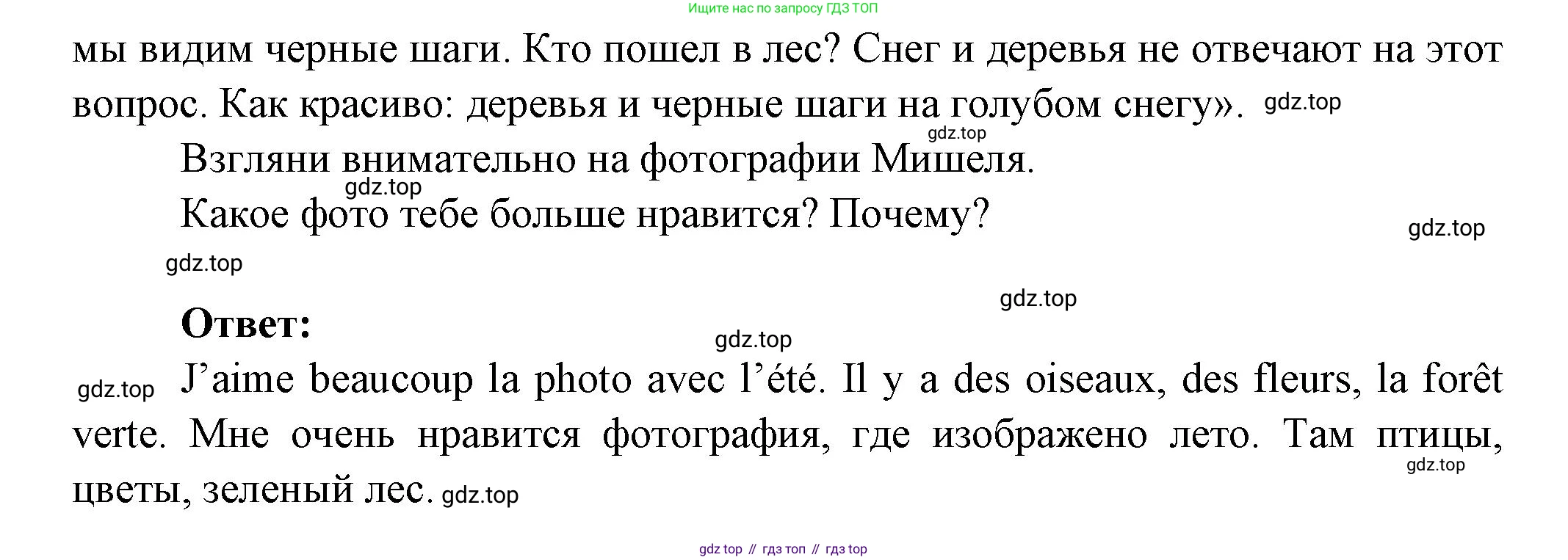 Французский язык, 5 класс Учебник, авторы: Береговская Эда Моисеевна (Bérégovskaïa E), Белосельская Татьяна Васильевна (Bélosselskaïa T), издательство Просвещение, Москва, 2023, голубого цвета, Часть 2, страница 102, номер 17, Решение (продолжение 2)