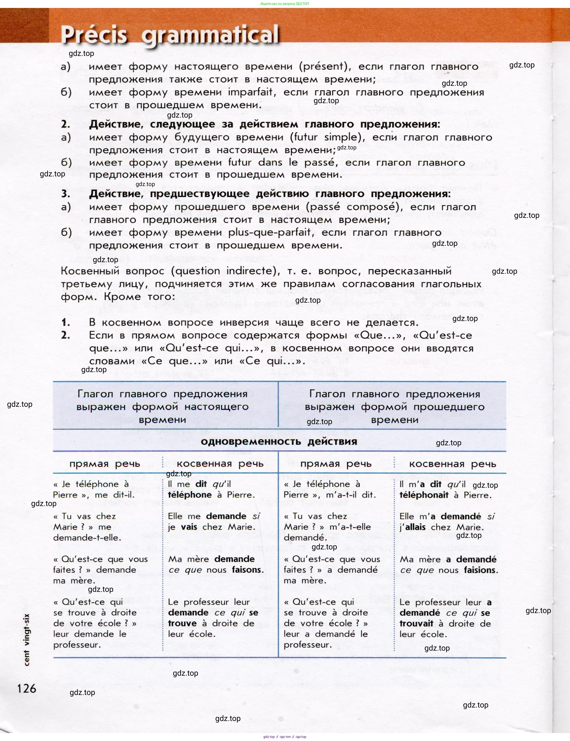 Французский язык, 7 класс Учебник, авторы: Селиванова Наталья Алексеевна (Sélivanova N), Шашурина Алла Юрьевна (Chachourina A), издательство Просвещение, Москва, 2019, страница 126