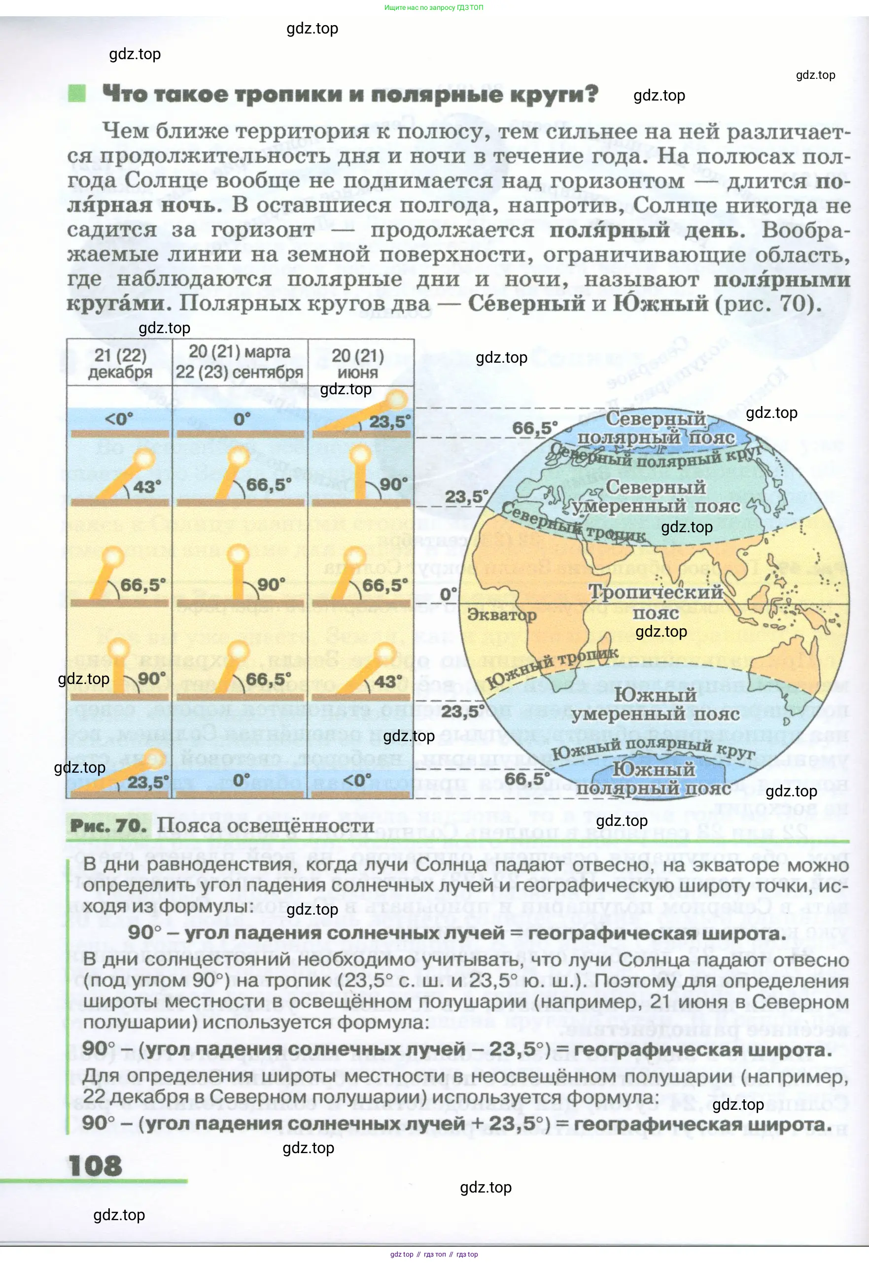 География, 5-6 класс Учебник, авторы: Климанова Оксана Александровна, Климанов Владимир Викторович, Ким Эльвира Васильевна, Сиротин Владимир Иванович, Румянцев Александр Владимирович, Панасенкова Ольга Алексеевна, издательство Просвещение, Москва, 2023, белого цвета, страница 108