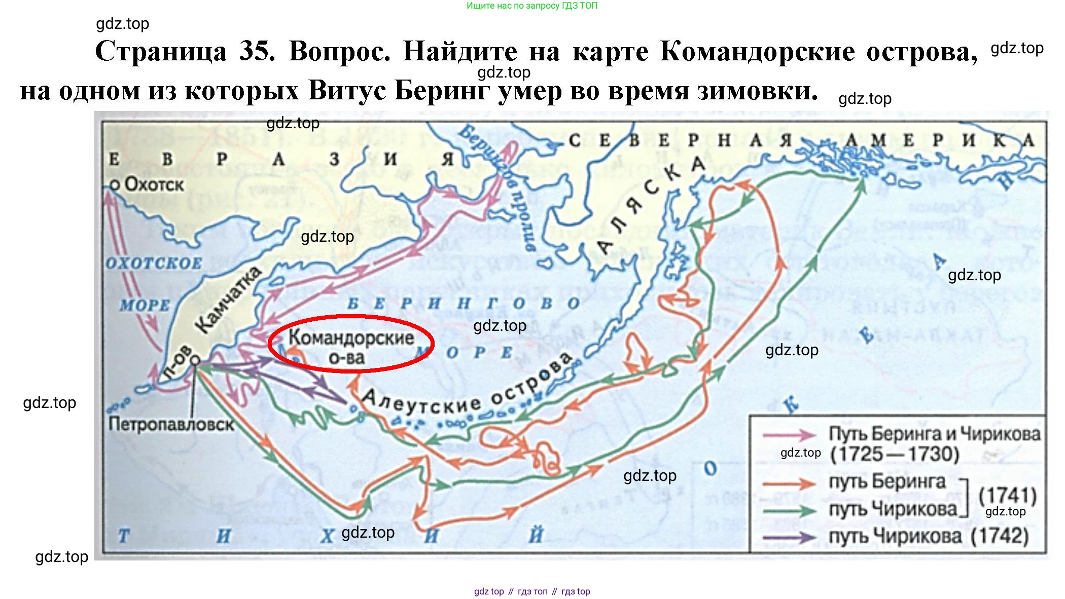География, 5-6 класс Учебник, авторы: Климанова Оксана Александровна, Климанов Владимир Викторович, Ким Эльвира Васильевна, Сиротин Владимир Иванович, Румянцев Александр Владимирович, Панасенкова Ольга Алексеевна, издательство Просвещение, Москва, 2023, белого цвета, страница 35, Решение
