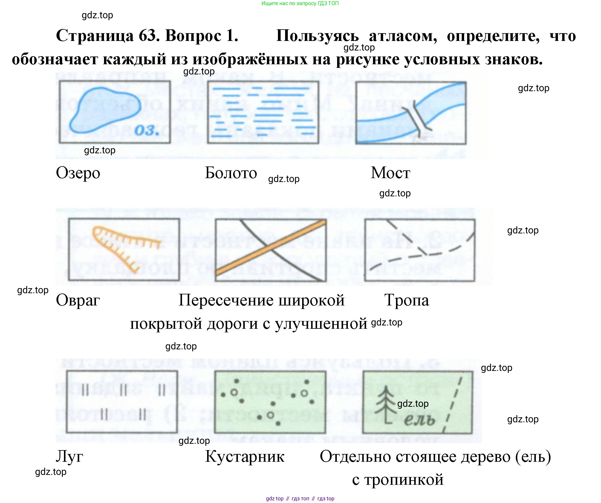 География, 5-6 класс Учебник, авторы: Климанова Оксана Александровна, Климанов Владимир Викторович, Ким Эльвира Васильевна, Сиротин Владимир Иванович, Румянцев Александр Владимирович, Панасенкова Ольга Алексеевна, издательство Просвещение, Москва, 2023, белого цвета, страница 63, Решение