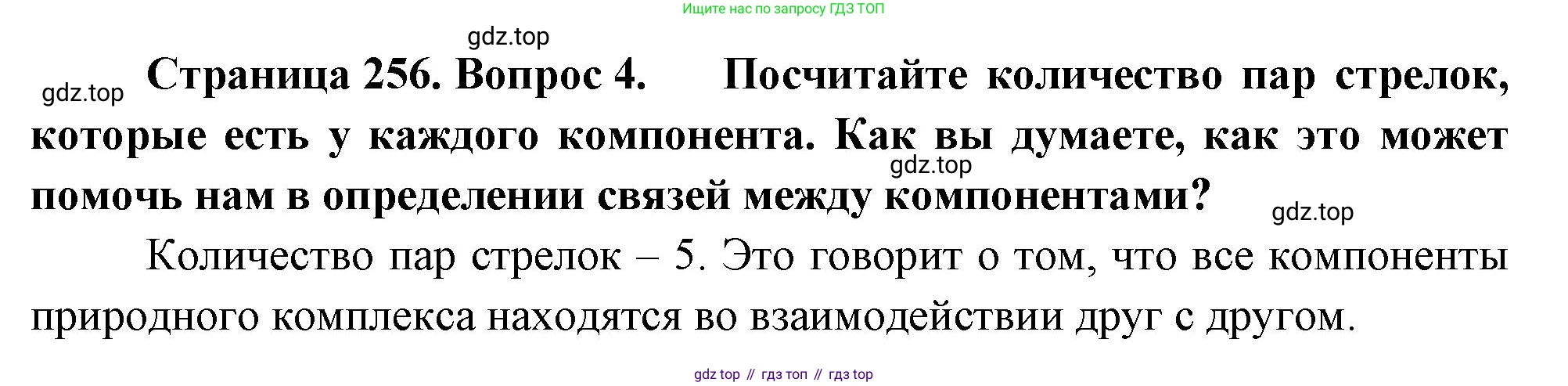 География, 5-6 класс Учебник, авторы: Климанова Оксана Александровна, Климанов Владимир Викторович, Ким Эльвира Васильевна, Сиротин Владимир Иванович, Румянцев Александр Владимирович, Панасенкова Ольга Алексеевна, издательство Просвещение, Москва, 2023, белого цвета, страница 256, Решение