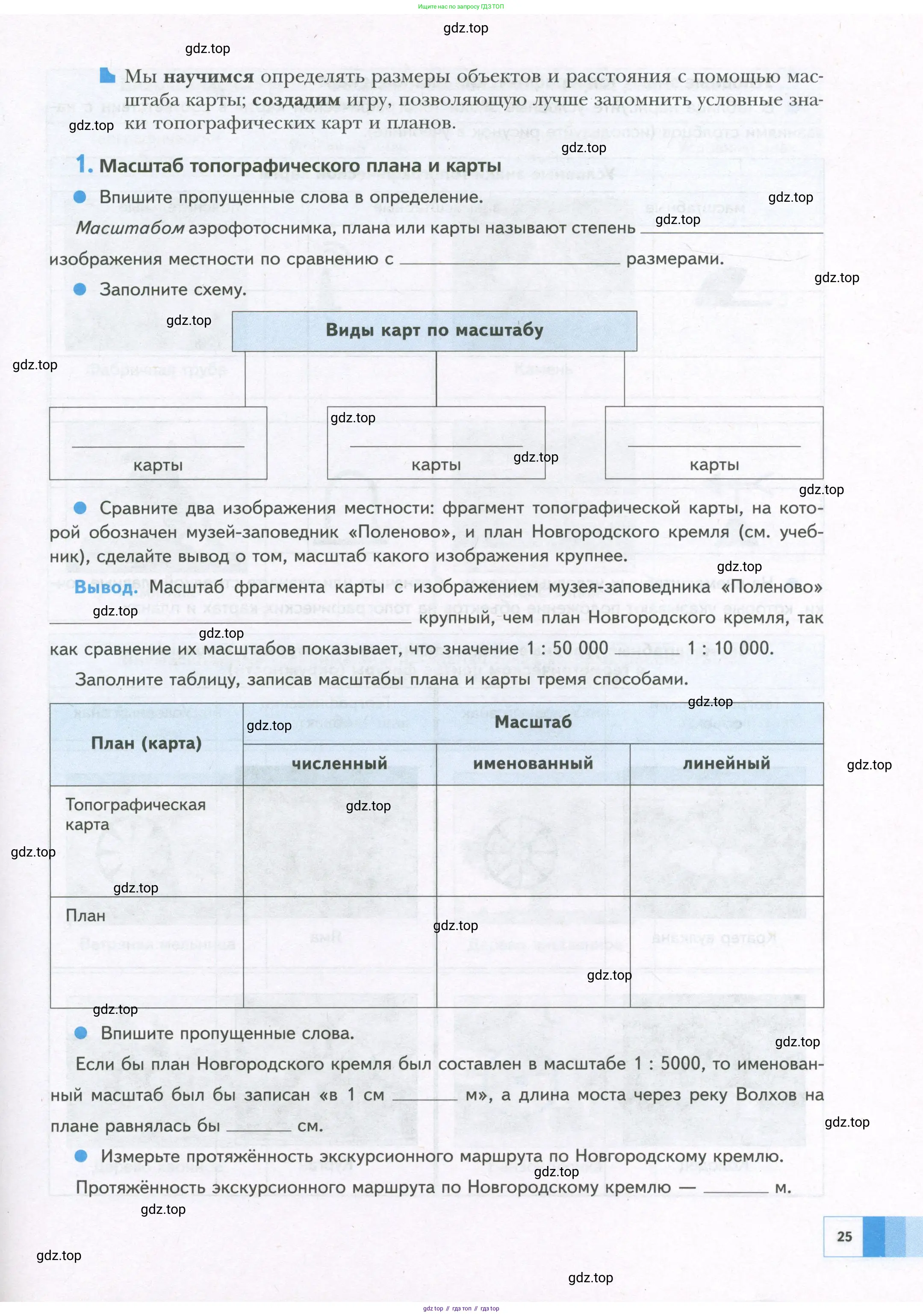 География, 5 класс Дневник географа-следопыта, автор: Летягин Александр Анатольевич, издательство Просвещение, Москва, 2023, салатового цвета, страница 25