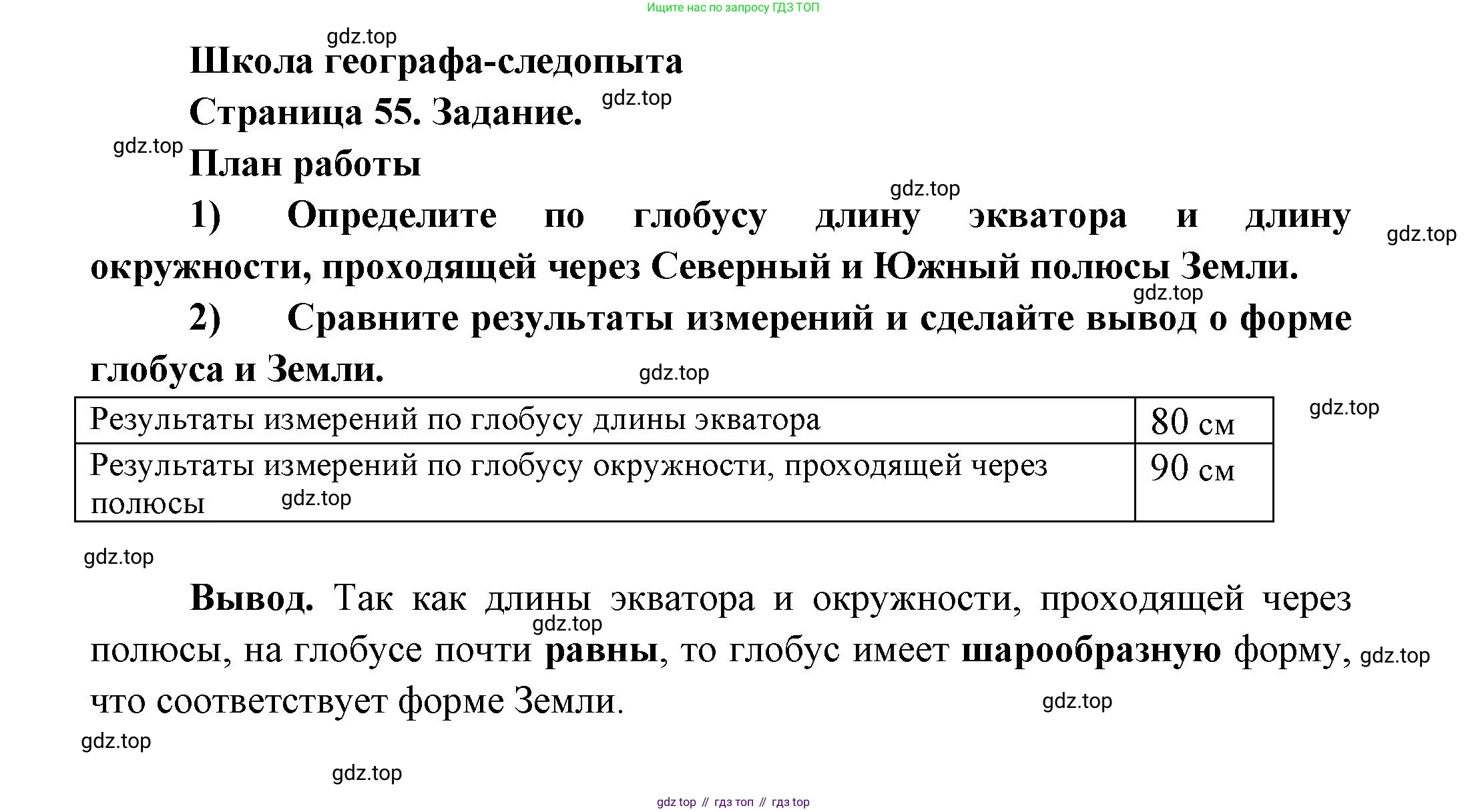 География, 5 класс Дневник географа-следопыта, автор: Летягин Александр Анатольевич, издательство Просвещение, Москва, 2023, салатового цвета, страница 55, Решение