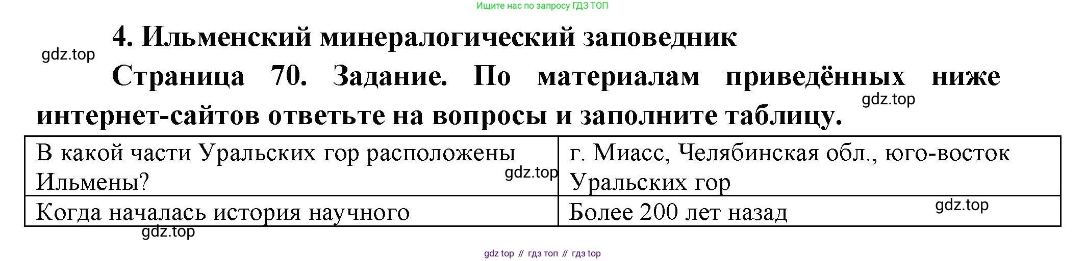 География, 5 класс Дневник географа-следопыта, автор: Летягин Александр Анатольевич, издательство Просвещение, Москва, 2023, салатового цвета, страница 70, номер 4, Решение