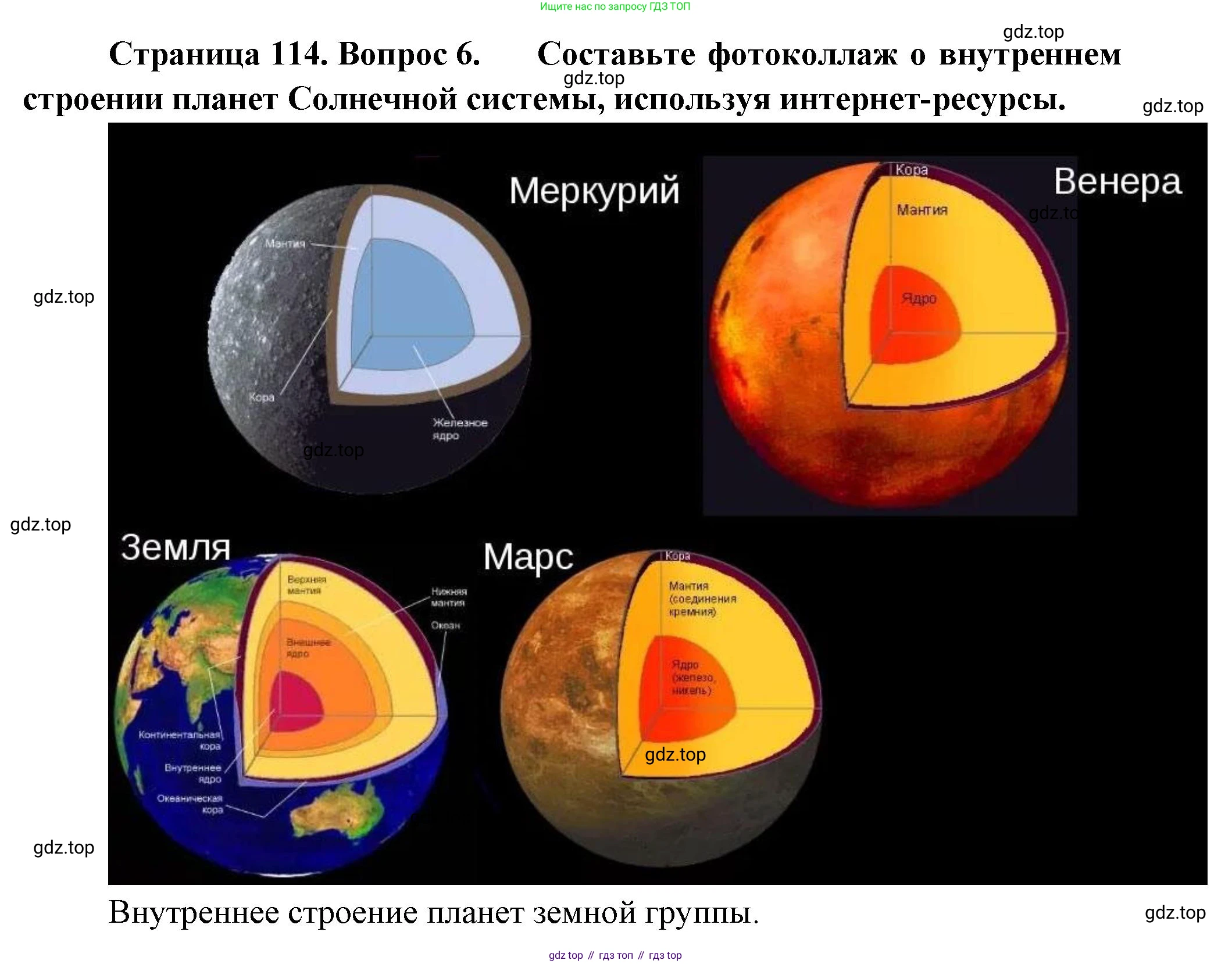 География, 5 класс Учебник, автор: Летягин Александр Анатольевич, издательство Просвещение, Москва, 2023, салатового цвета, страница 114, номер 6, Решение