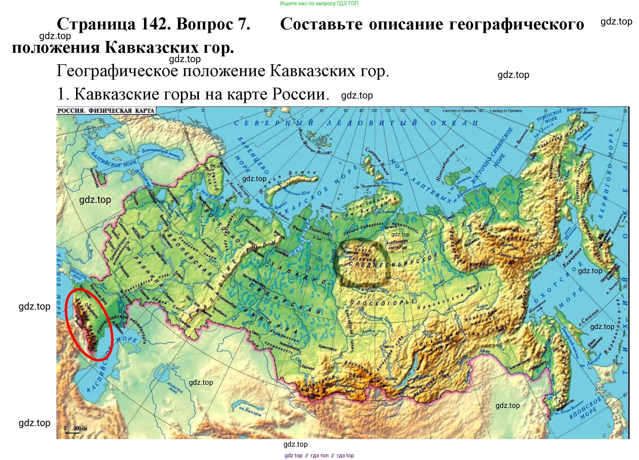 География, 5 класс Учебник, автор: Летягин Александр Анатольевич, издательство Просвещение, Москва, 2023, салатового цвета, страница 142, номер 7, Решение