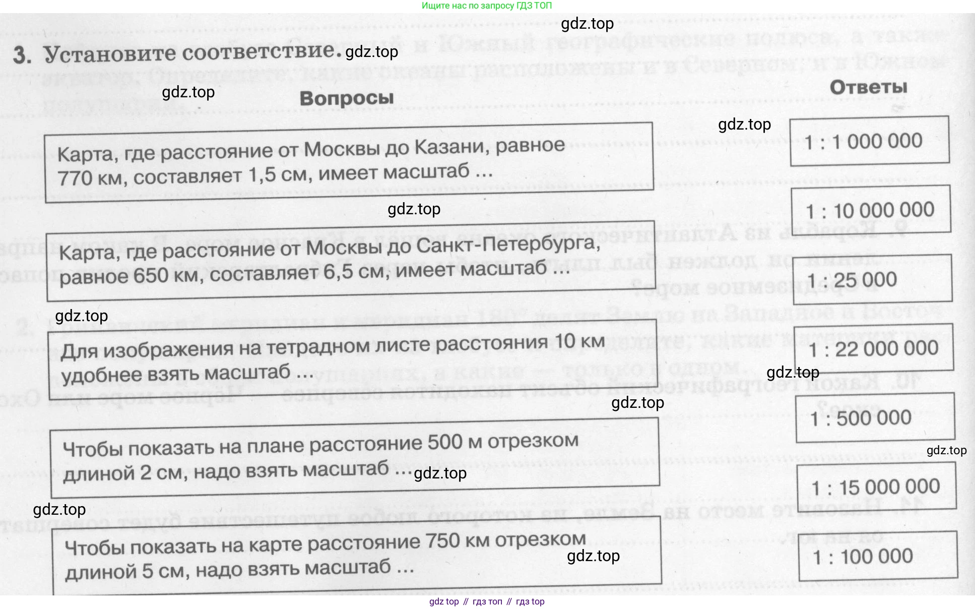 География, 5 класс рабочая тетрадь, авторы: Румянцев Александр Владимирович, Ким Эльвира Васильевна, Климанова Оксана Александровна, издательство Просвещение, Москва, 2023, белого цвета, страница 28, номер 3, Условие