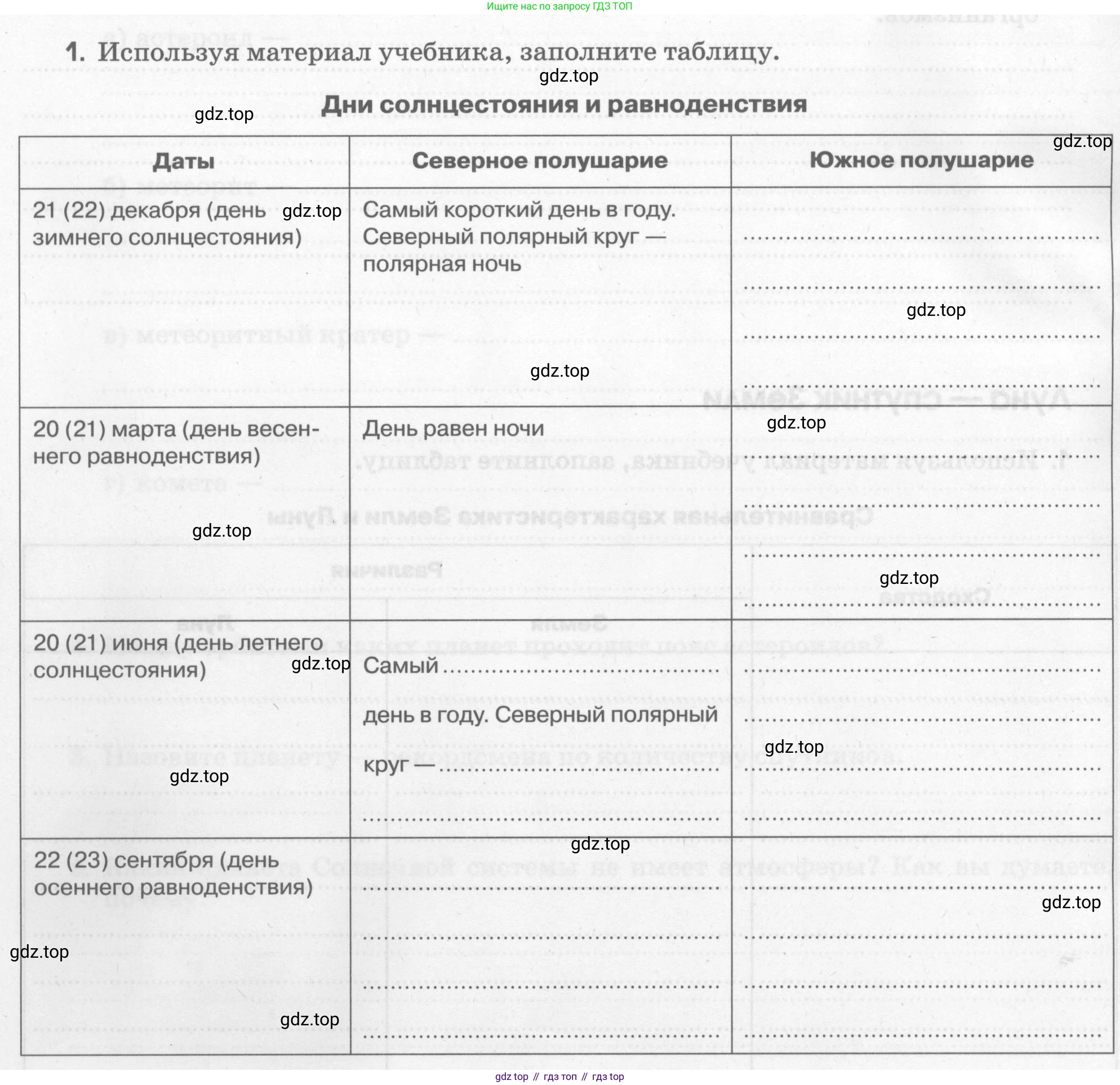 География, 5 класс рабочая тетрадь, авторы: Румянцев Александр Владимирович, Ким Эльвира Васильевна, Климанова Оксана Александровна, издательство Просвещение, Москва, 2023, белого цвета, страница 44, номер 1, Условие