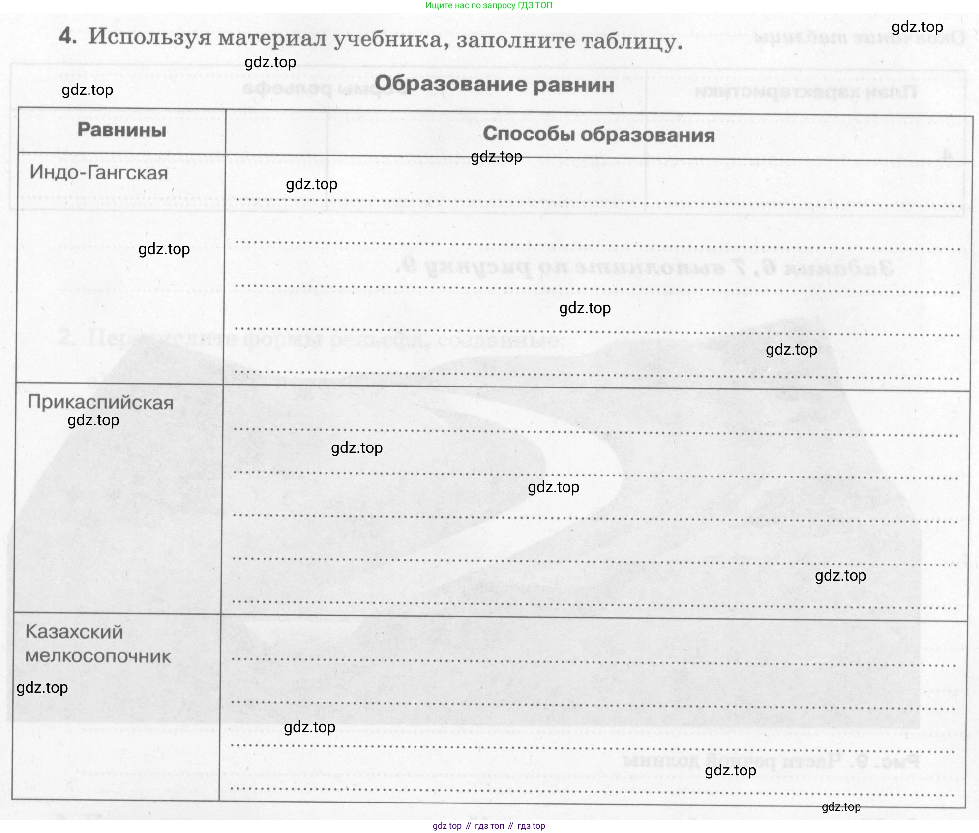 География, 5 класс рабочая тетрадь, авторы: Румянцев Александр Владимирович, Ким Эльвира Васильевна, Климанова Оксана Александровна, издательство Просвещение, Москва, 2023, белого цвета, страница 69, номер 4, Условие