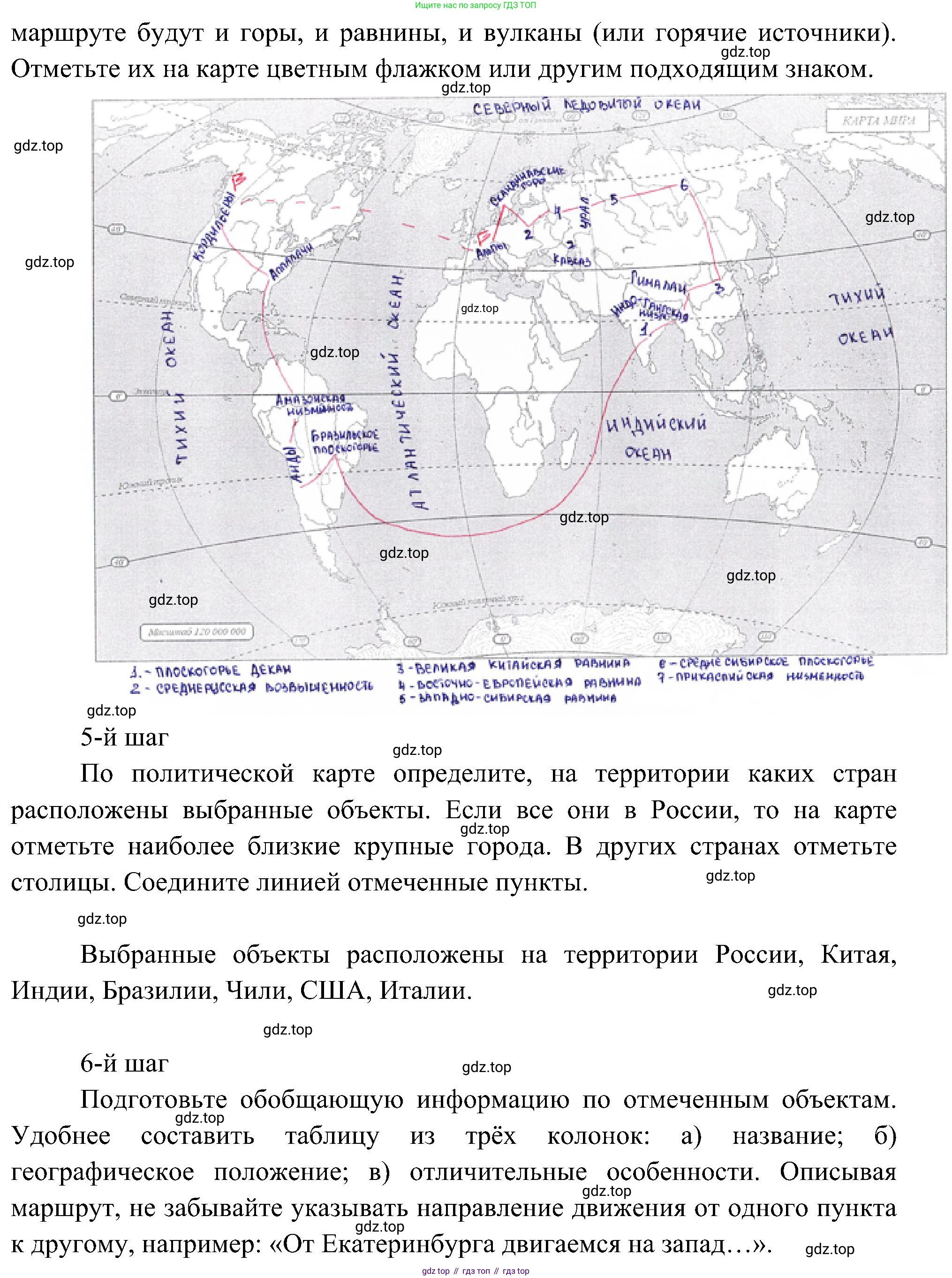 ГДЗ География, 5-6 класс Учебник, авторы: Алексеев Александр Иванович, Николина Вера Викторовна, Липкина Елена Карловна, Болысов Сергей Иванович, Кузнецова Галина Юрьевна, издательство Просвещение, Москва, 2023, жёлтого цвета, страница 92, Решение (продолжение 3)