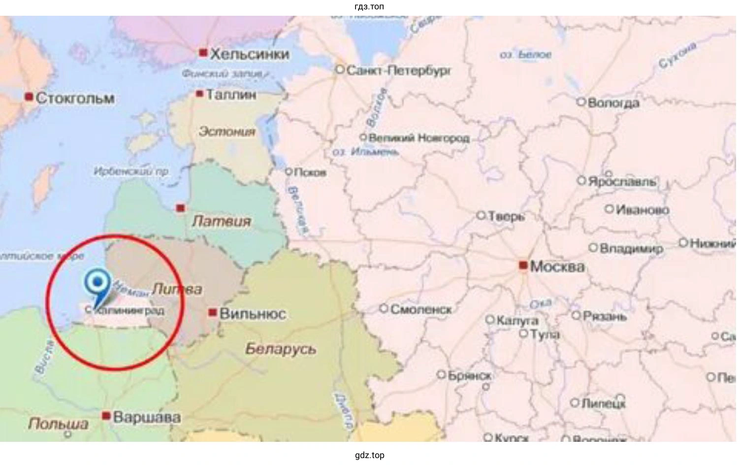Какие воздушные массы определяют погоду в Калининградской области?