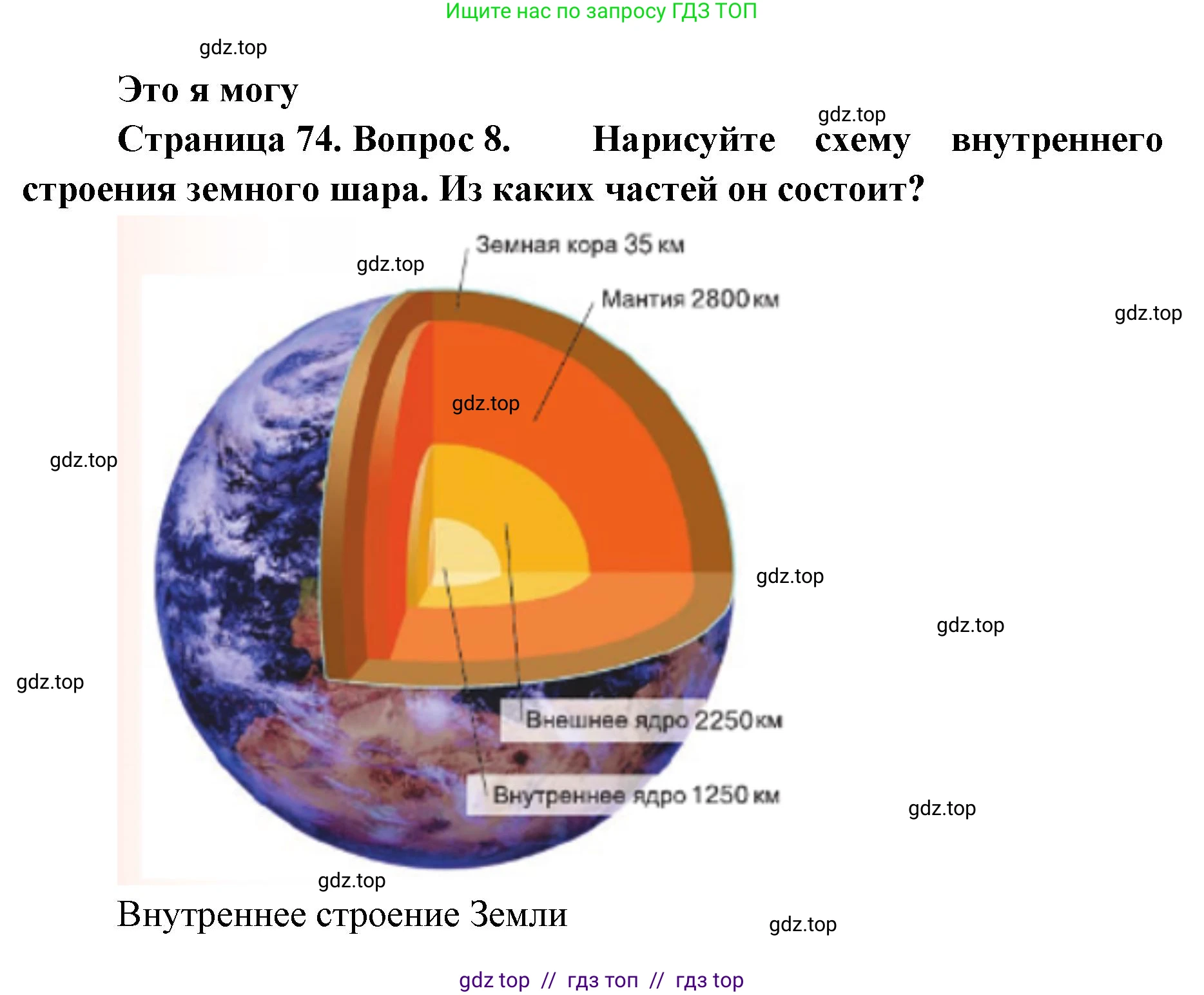 География, 5-6 класс Учебник, авторы: Алексеев Александр Иванович, Николина Вера Викторовна, Липкина Елена Карловна, Болысов Сергей Иванович, Кузнецова Галина Юрьевна, издательство Просвещение, Москва, 2023, жёлтого цвета, страница 74, номер 8, Решение2