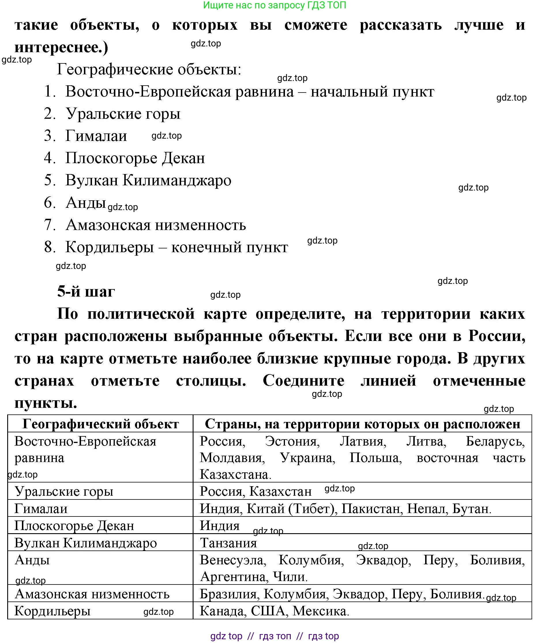 География, 5-6 класс Учебник, авторы: Алексеев Александр Иванович, Николина Вера Викторовна, Липкина Елена Карловна, Болысов Сергей Иванович, Кузнецова Галина Юрьевна, издательство Просвещение, Москва, 2023, жёлтого цвета, страница 92, Решение2 (продолжение 4)
