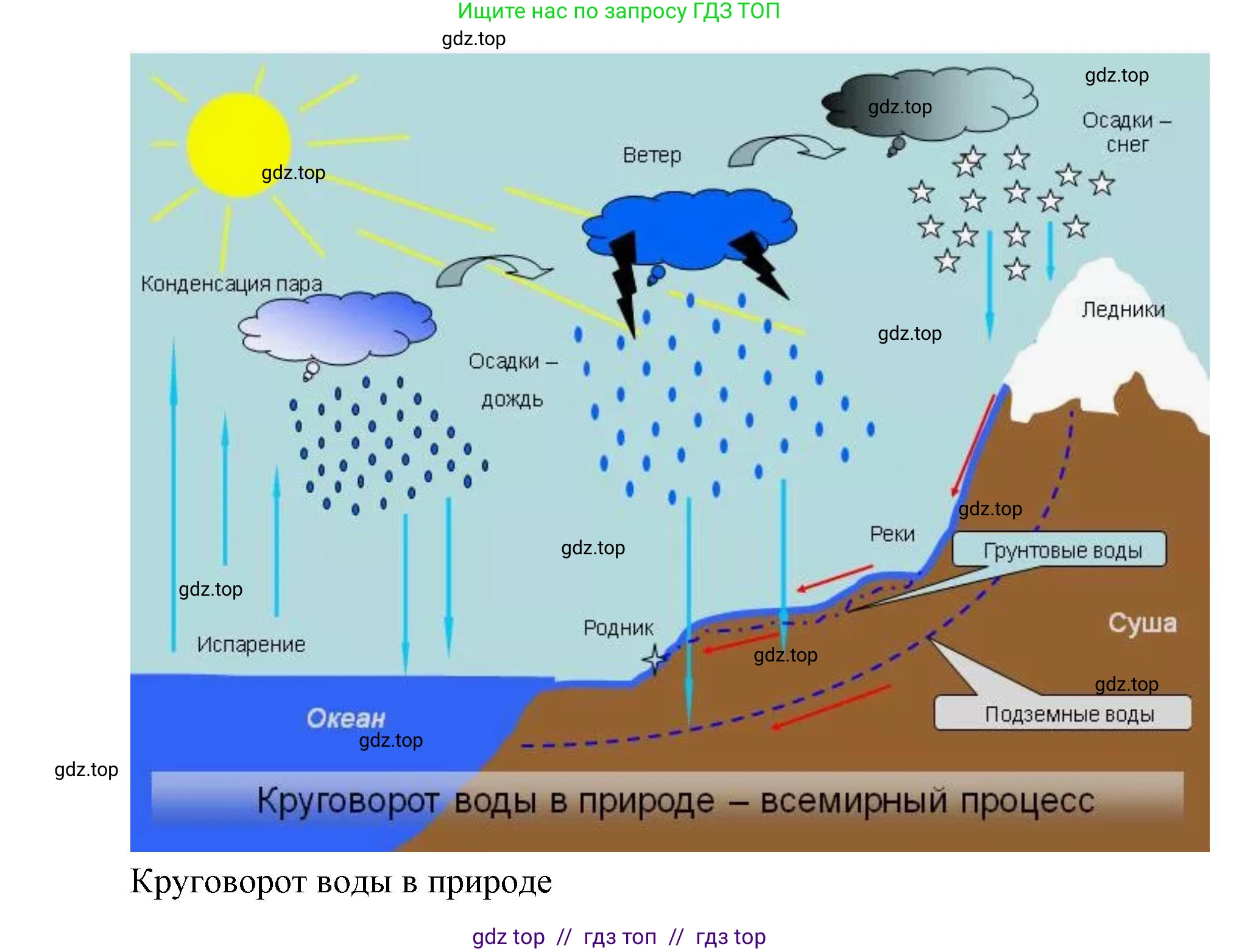 География, 5-6 класс Учебник, авторы: Алексеев Александр Иванович, Николина Вера Викторовна, Липкина Елена Карловна, Болысов Сергей Иванович, Кузнецова Галина Юрьевна, издательство Просвещение, Москва, 2023, жёлтого цвета, страница 100, номер 2, Решение2 (продолжение 3)