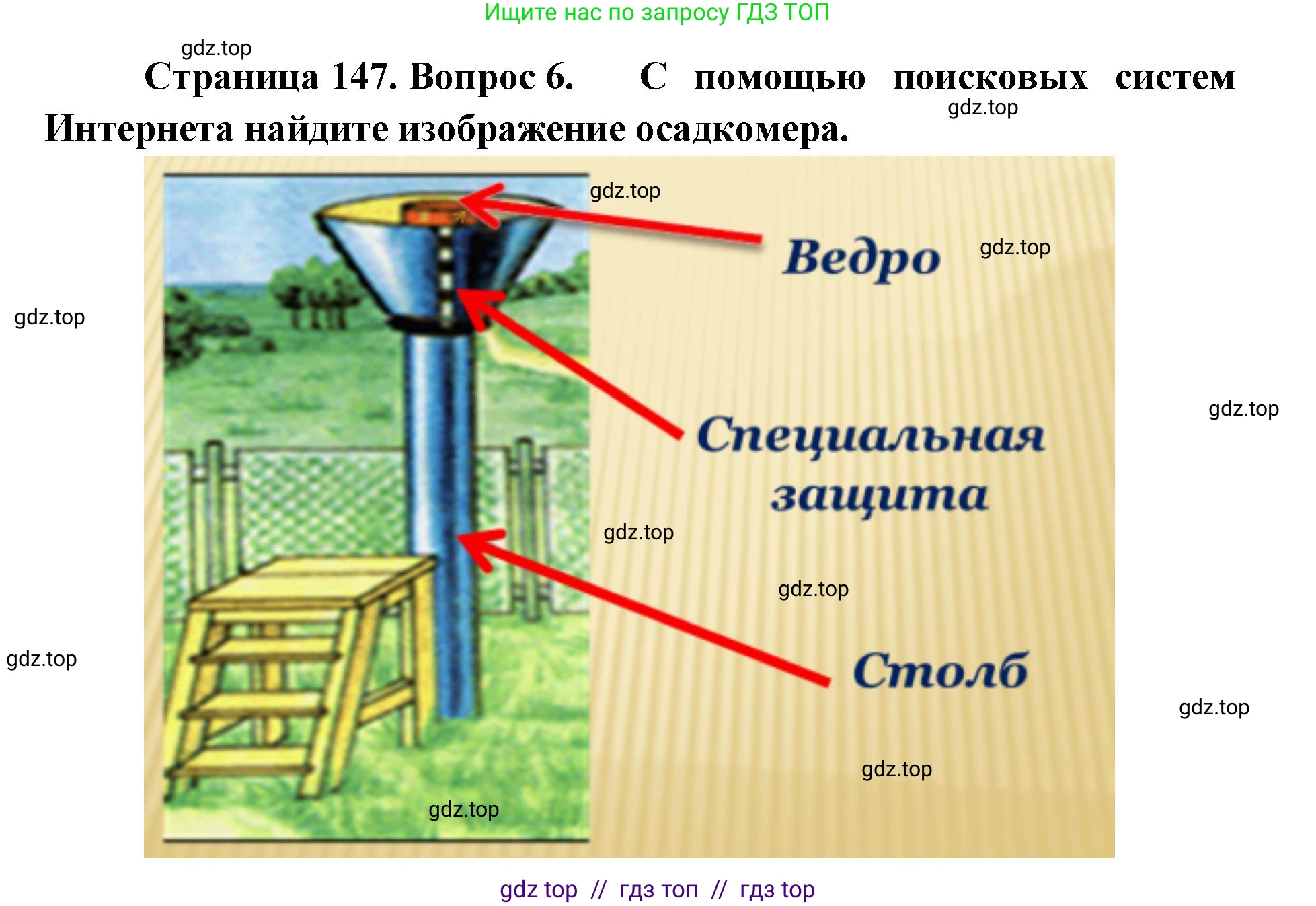 География, 5-6 класс Учебник, авторы: Алексеев Александр Иванович, Николина Вера Викторовна, Липкина Елена Карловна, Болысов Сергей Иванович, Кузнецова Галина Юрьевна, издательство Просвещение, Москва, 2023, жёлтого цвета, страница 147, номер 6, Решение2