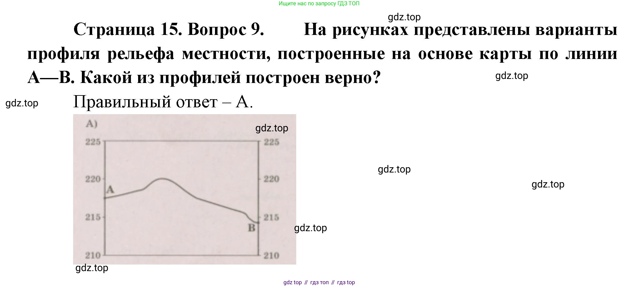 ГДЗ География, 5-6 класс Проверочные работы, авторы: Бондарева Мария Владимировна, Шидловский Игорь Михайлович, издательство Просвещение, Москва, 2023, жёлтого цвета, страница 15, номер 9, Решение