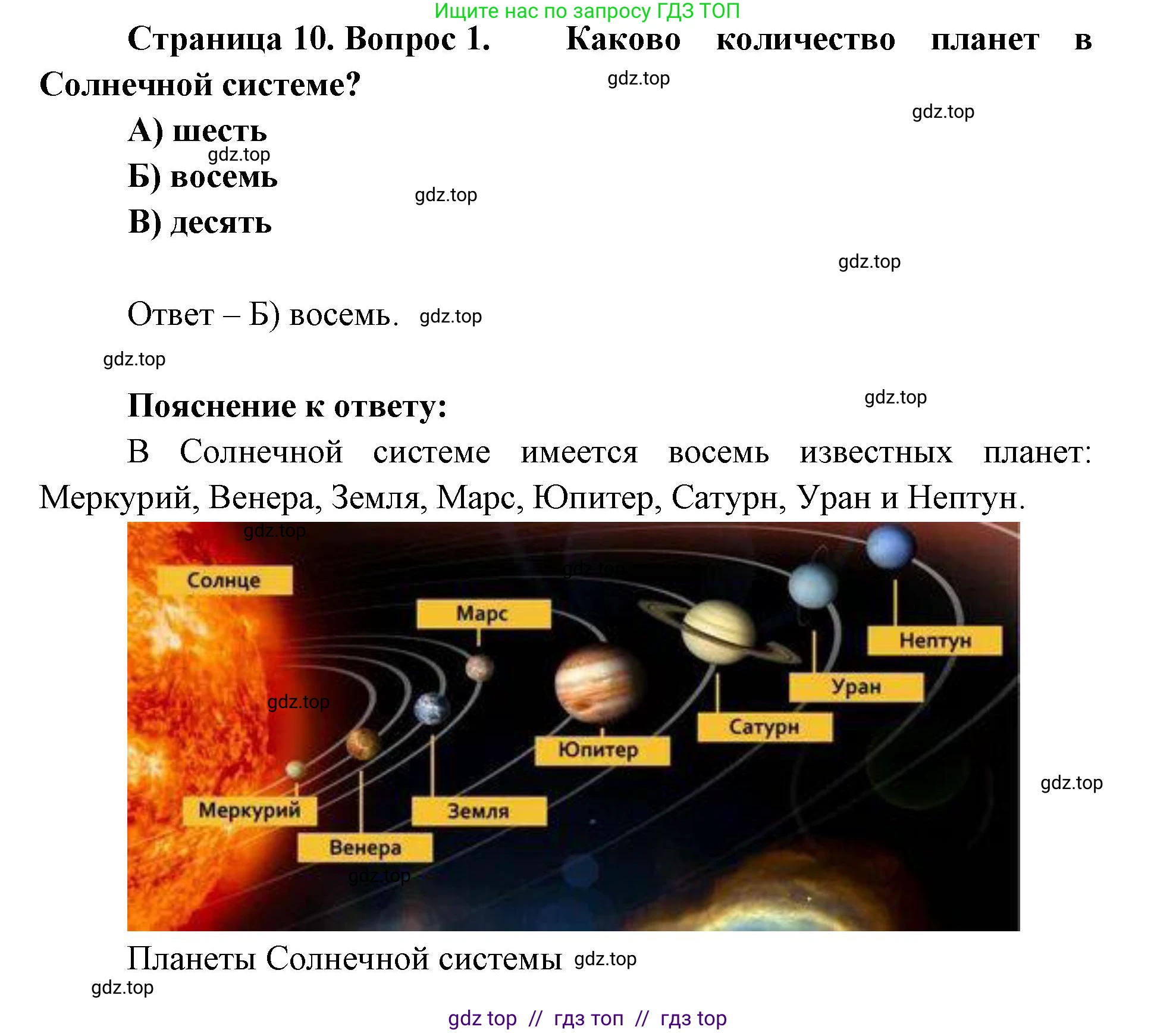 География, 5-6 класс Проверочные работы, авторы: Бондарева Мария Владимировна, Шидловский Игорь Михайлович, издательство Просвещение, Москва, 2023, жёлтого цвета, страница 10, номер 1, Решение 2
