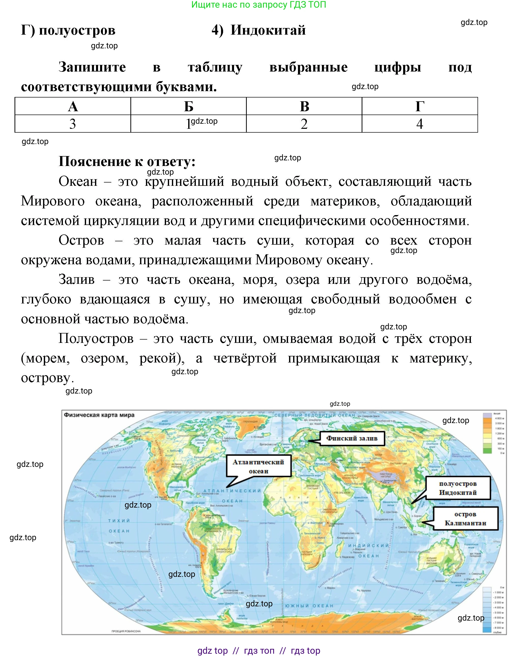 География, 5-6 класс Проверочные работы, авторы: Бондарева Мария Владимировна, Шидловский Игорь Михайлович, издательство Просвещение, Москва, 2023, жёлтого цвета, страница 31, номер 8, Решение 2 (продолжение 2)