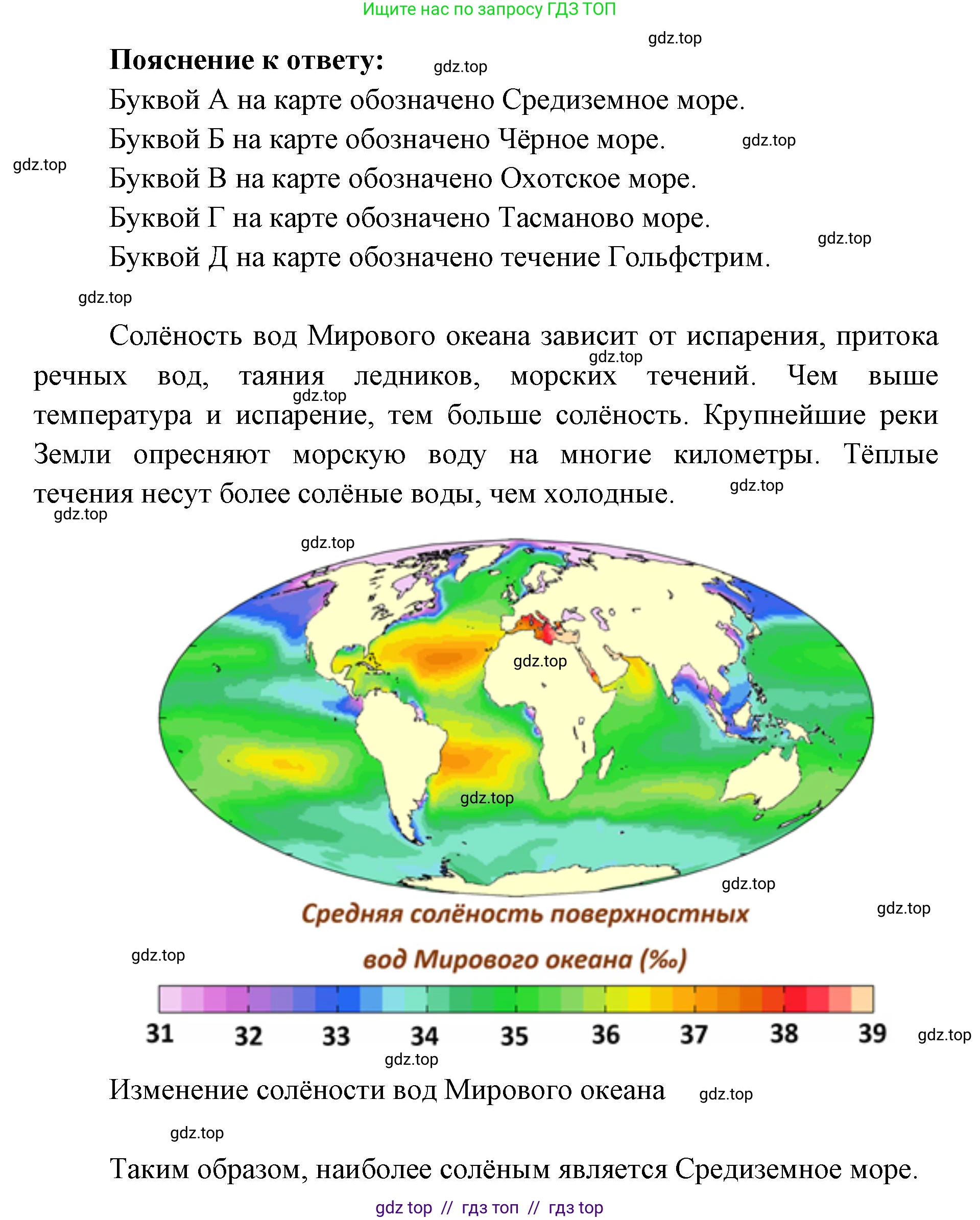 География, 5-6 класс Проверочные работы, авторы: Бондарева Мария Владимировна, Шидловский Игорь Михайлович, издательство Просвещение, Москва, 2023, жёлтого цвета, страница 32, номер 5, Решение 2 (продолжение 2)