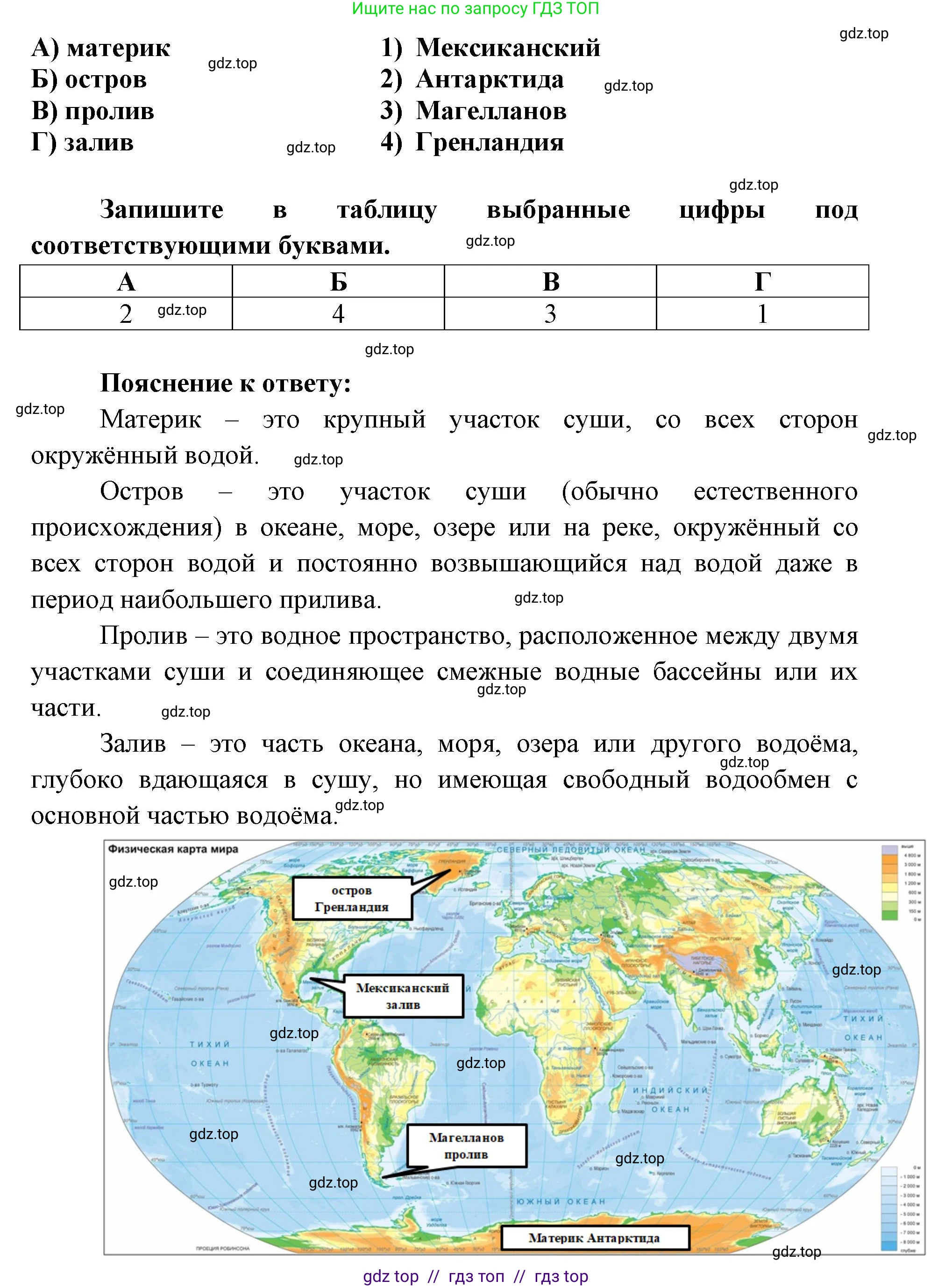 География, 5-6 класс Проверочные работы, авторы: Бондарева Мария Владимировна, Шидловский Игорь Михайлович, издательство Просвещение, Москва, 2023, жёлтого цвета, страница 33, номер 8, Решение 2 (продолжение 2)