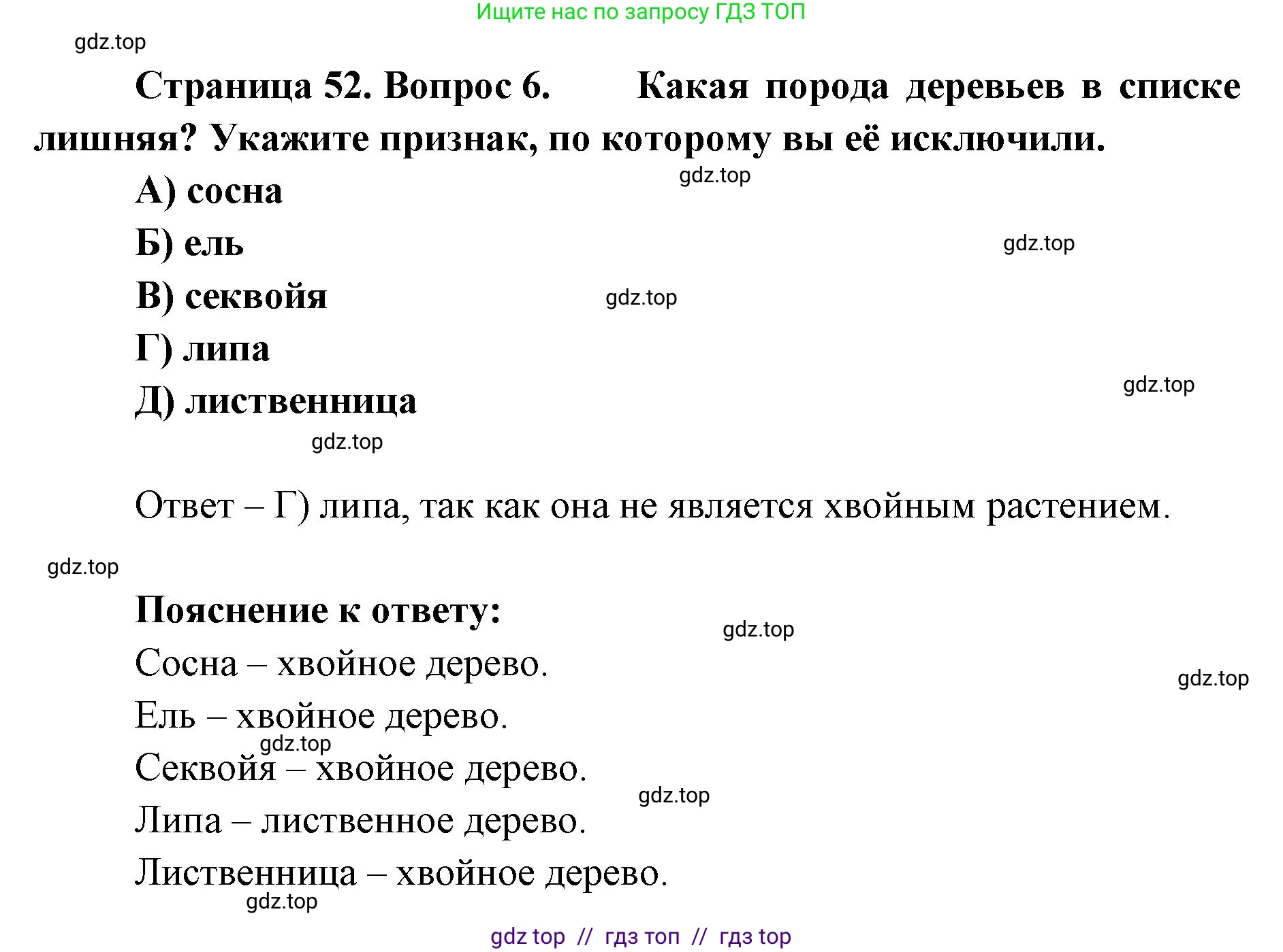 География, 5-6 класс Проверочные работы, авторы: Бондарева Мария Владимировна, Шидловский Игорь Михайлович, издательство Просвещение, Москва, 2023, жёлтого цвета, страница 52, номер 6, Решение 2