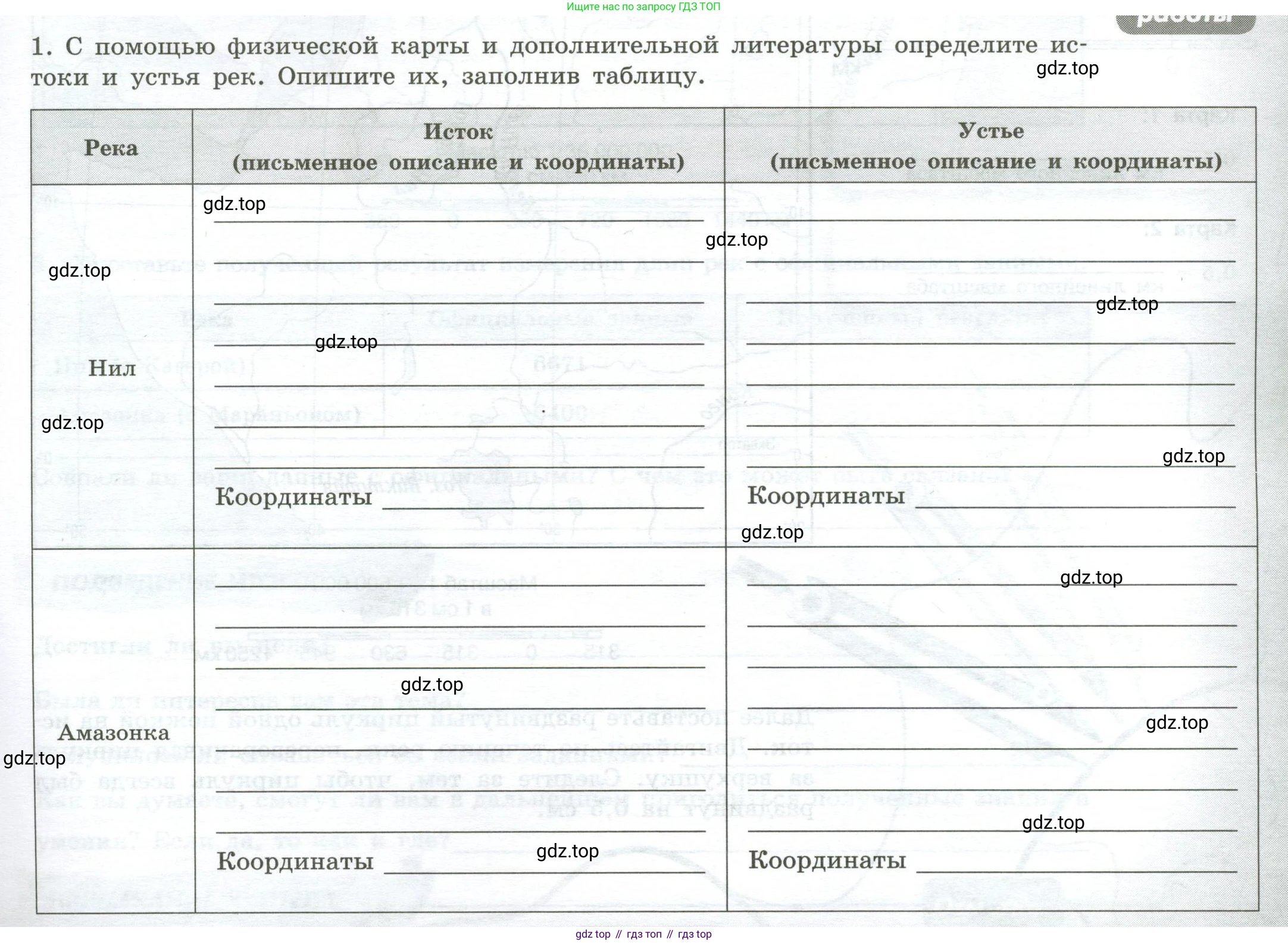 ГДЗ География, 5-6 класс Практические работы, автор: Дубинина Софья Петровна, издательство Просвещение, Москва, 2023, жёлтого цвета, страница 21, номер 1, Условие