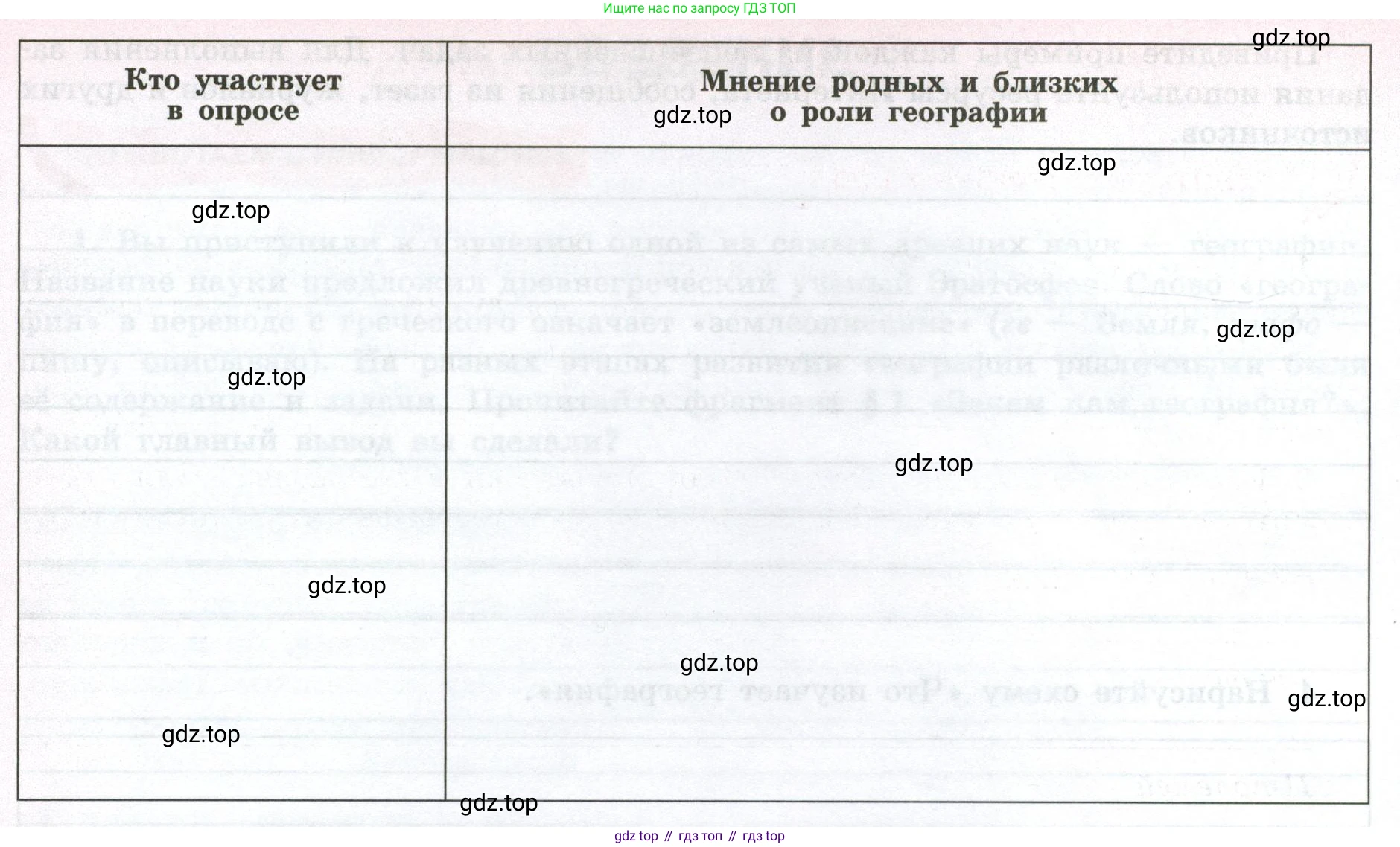 ГДЗ География, 5-6 класс Мой тренажёр, автор: Николина Вера Викторовна, издательство Просвещение, Москва, 2023, жёлтого цвета, страница 5, номер 6, Условие (продолжение 2)