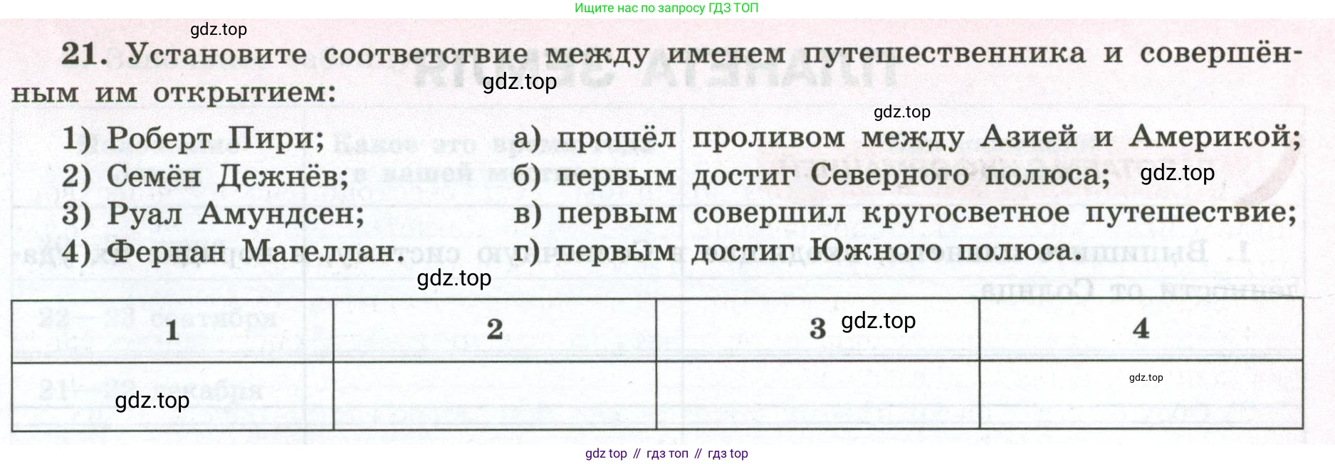 ГДЗ География, 5-6 класс Мой тренажёр, автор: Николина Вера Викторовна, издательство Просвещение, Москва, 2023, жёлтого цвета, страница 11, номер 21, Условие