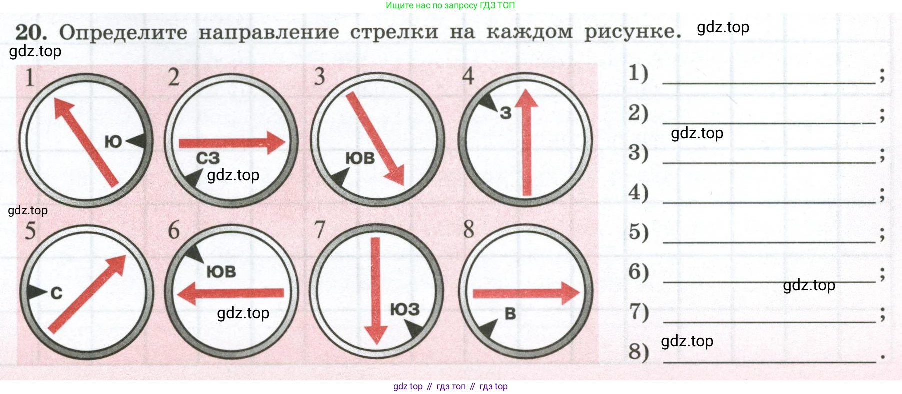 ГДЗ География, 5-6 класс Мой тренажёр, автор: Николина Вера Викторовна, издательство Просвещение, Москва, 2023, жёлтого цвета, страница 21, номер 20, Условие