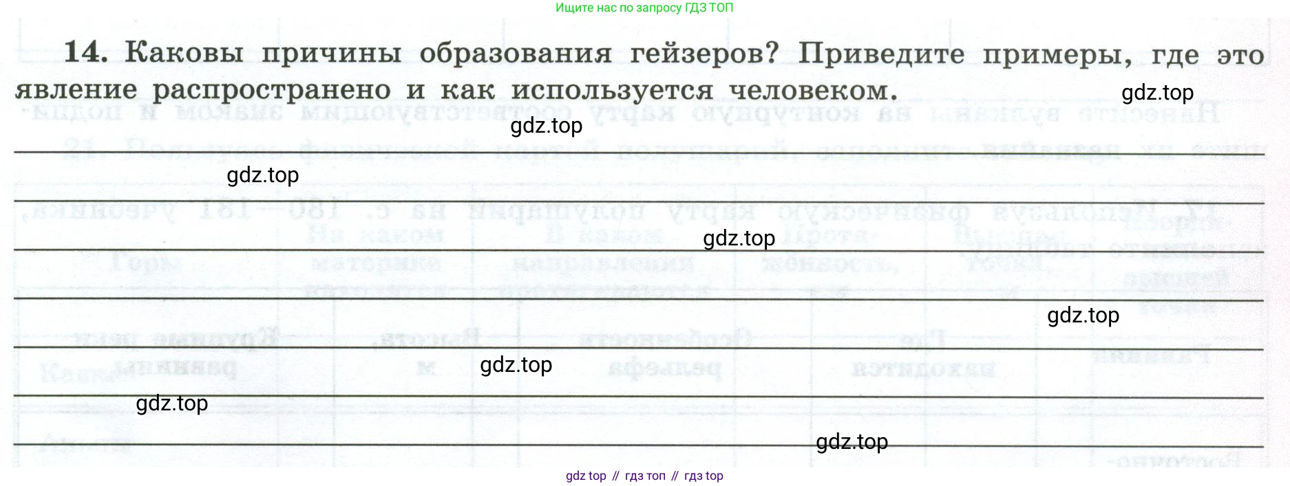 ГДЗ География, 5-6 класс Мой тренажёр, автор: Николина Вера Викторовна, издательство Просвещение, Москва, 2023, жёлтого цвета, страница 33, номер 14, Условие
