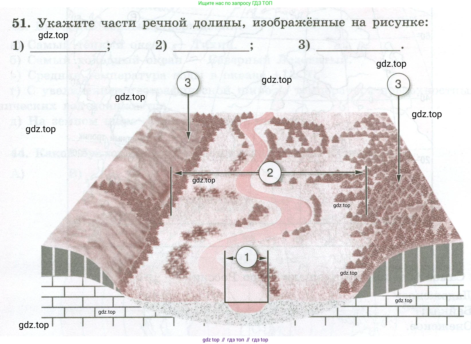 ГДЗ География, 5-6 класс Мой тренажёр, автор: Николина Вера Викторовна, издательство Просвещение, Москва, 2023, жёлтого цвета, страница 56, номер 51, Условие