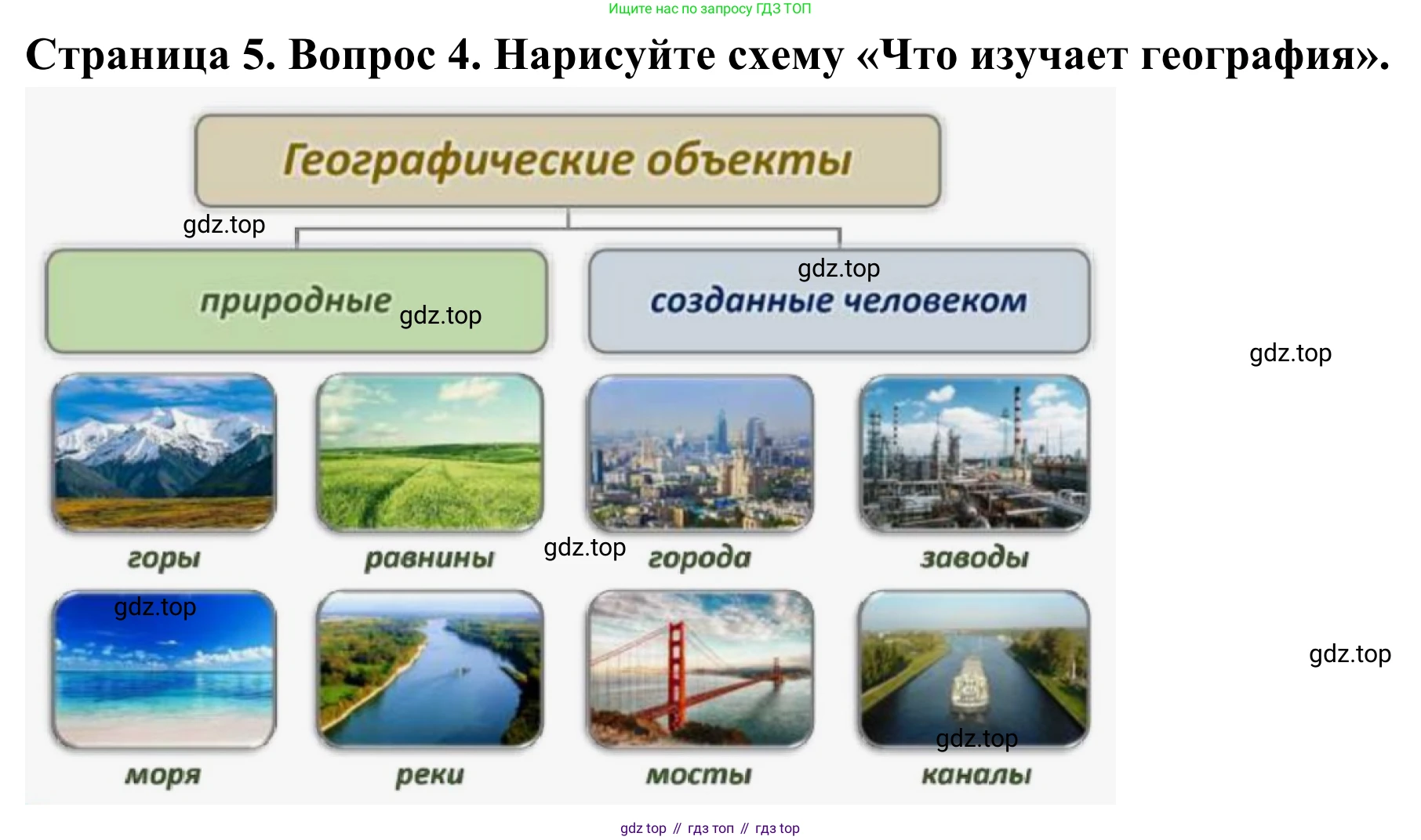 ГДЗ География, 5-6 класс Мой тренажёр, автор: Николина Вера Викторовна, издательство Просвещение, Москва, 2023, жёлтого цвета, страница 5, номер 4, Решение