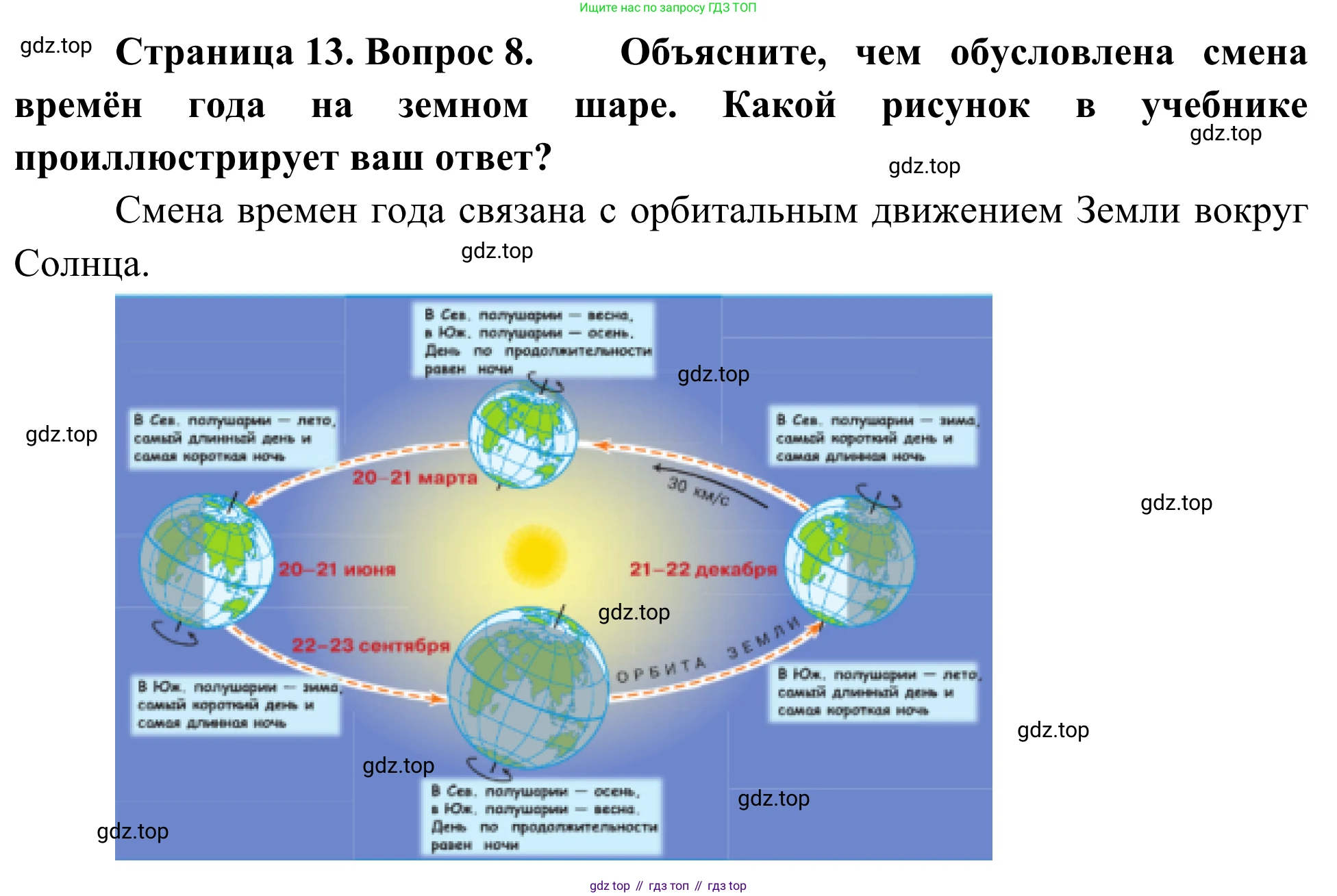ГДЗ География, 5-6 класс Мой тренажёр, автор: Николина Вера Викторовна, издательство Просвещение, Москва, 2023, жёлтого цвета, страница 13, номер 8, Решение