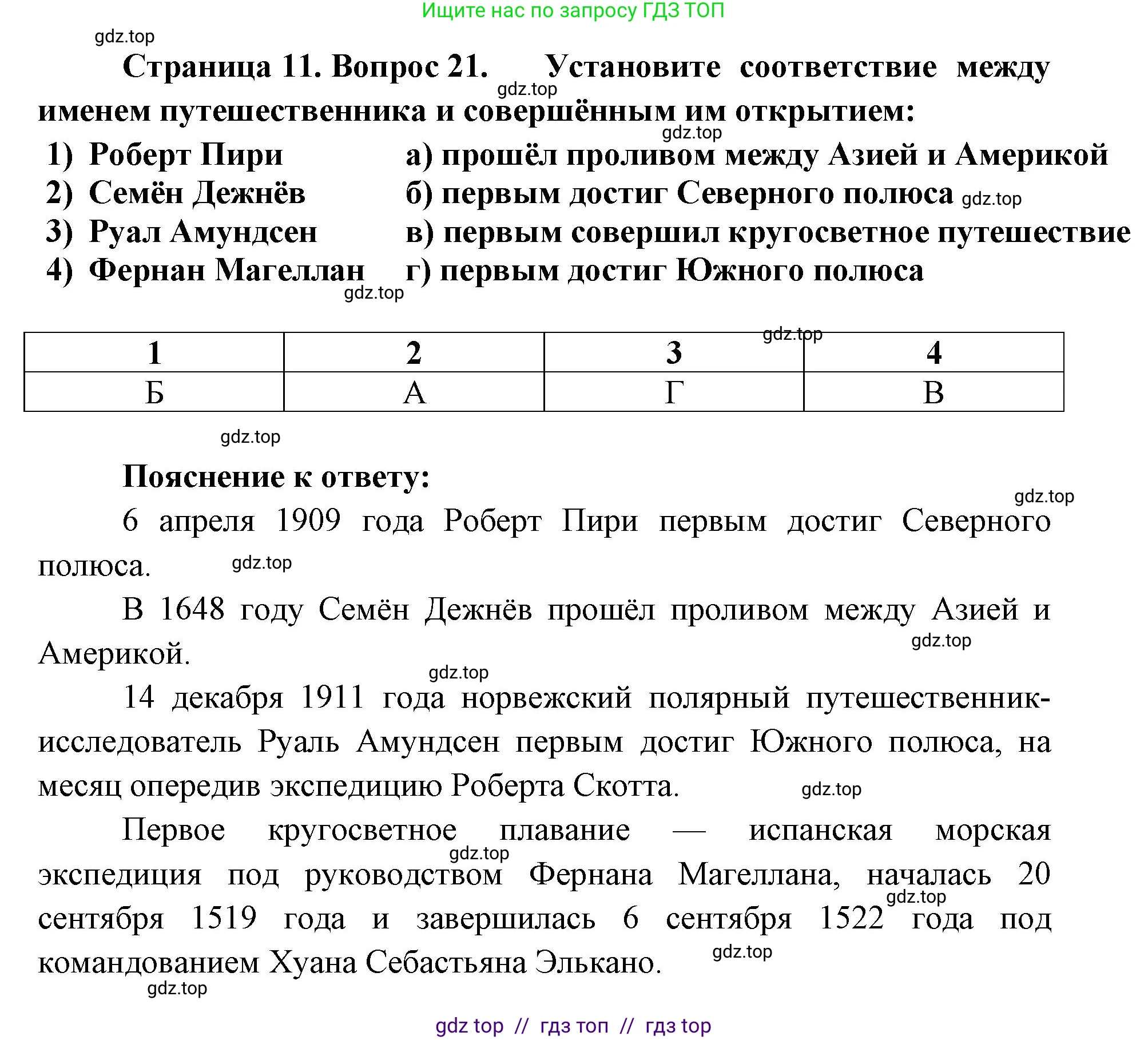 География, 5-6 класс Мой тренажёр, автор: Николина Вера Викторовна, издательство Просвещение, Москва, 2023, жёлтого цвета, страница 11, номер 21, Решение 2