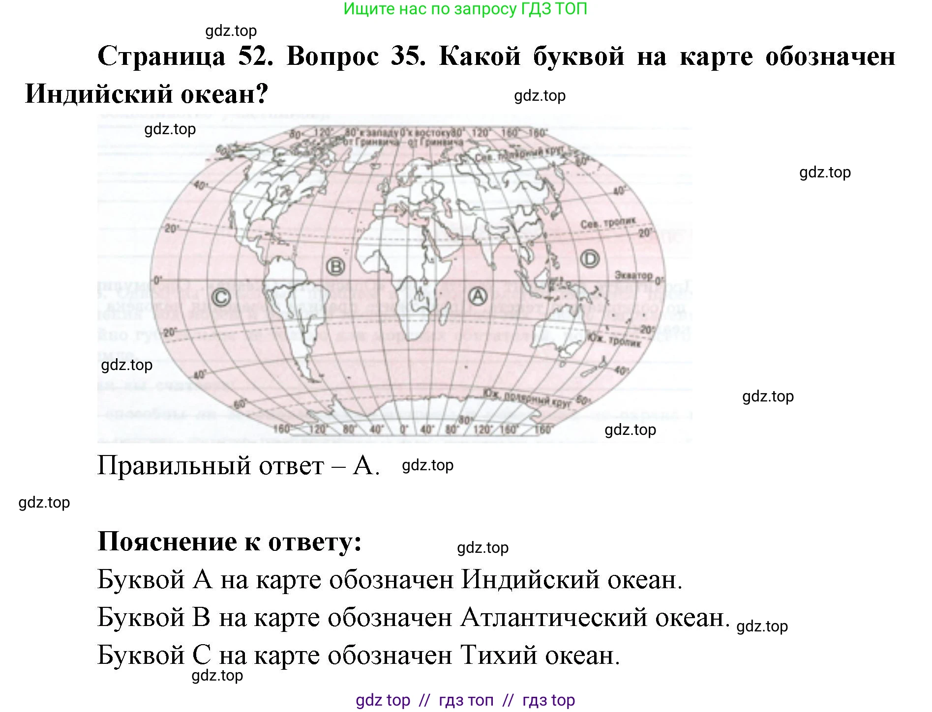 География, 5-6 класс Мой тренажёр, автор: Николина Вера Викторовна, издательство Просвещение, Москва, 2023, жёлтого цвета, страница 52, номер 35, Решение 2