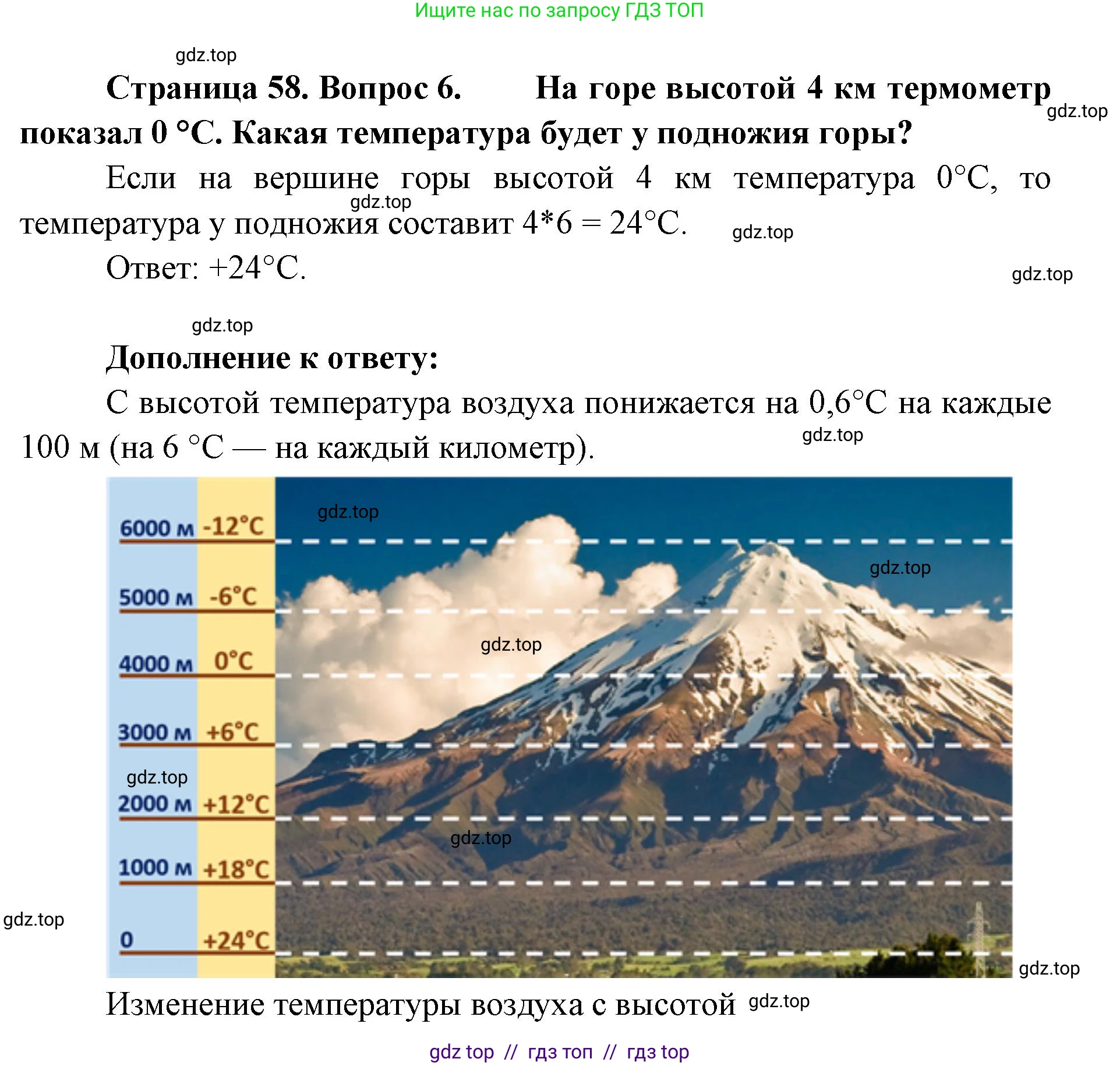 География, 5-6 класс Мой тренажёр, автор: Николина Вера Викторовна, издательство Просвещение, Москва, 2023, жёлтого цвета, страница 58, номер 6, Решение 2