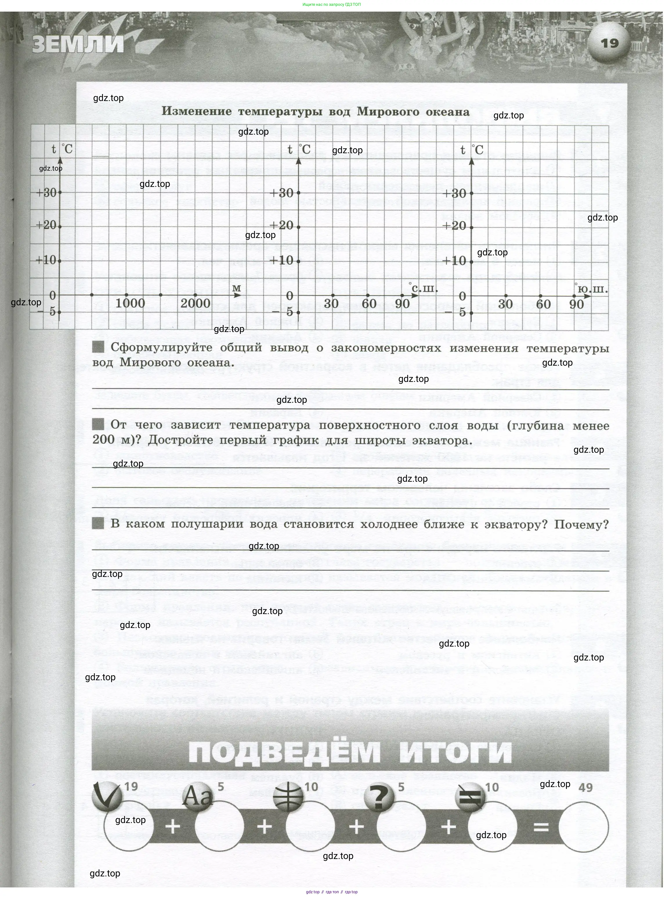 География, 7 класс Тетрадь-тренажёр, авторы: Мишняева Елена Юрьевна, Котляр О Г, Банников Сергей Валерьевич, издательство Просвещение, Москва, бирюзового цвета, страница 19