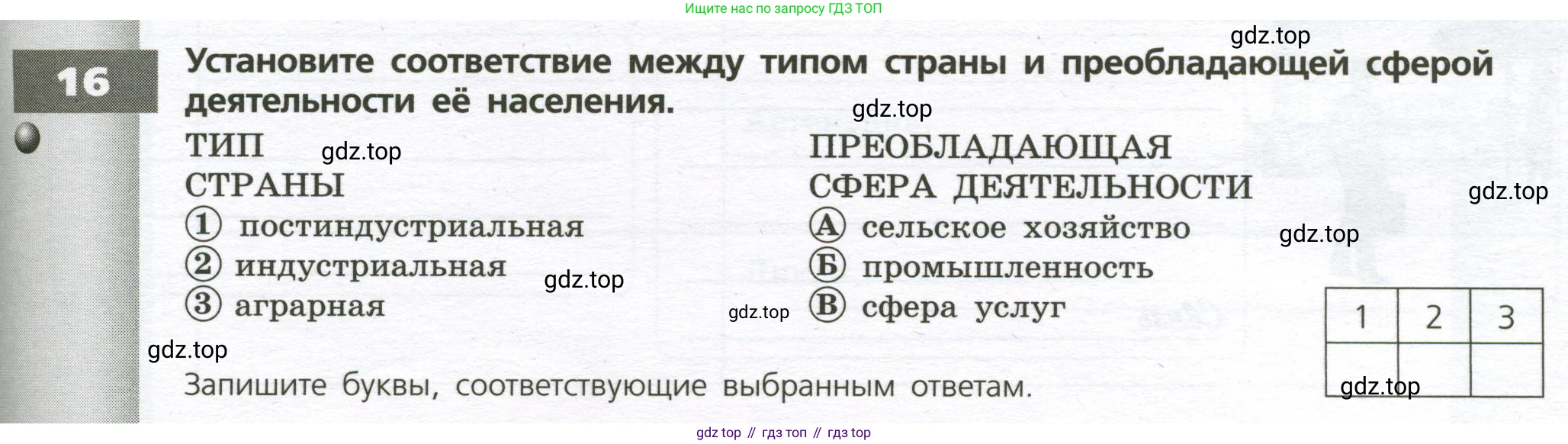 География, 7 класс Тетрадь-тренажёр, авторы: Мишняева Елена Юрьевна, Котляр О Г, Банников Сергей Валерьевич, издательство Просвещение, Москва, бирюзового цвета, страница 21, номер 16, Условие