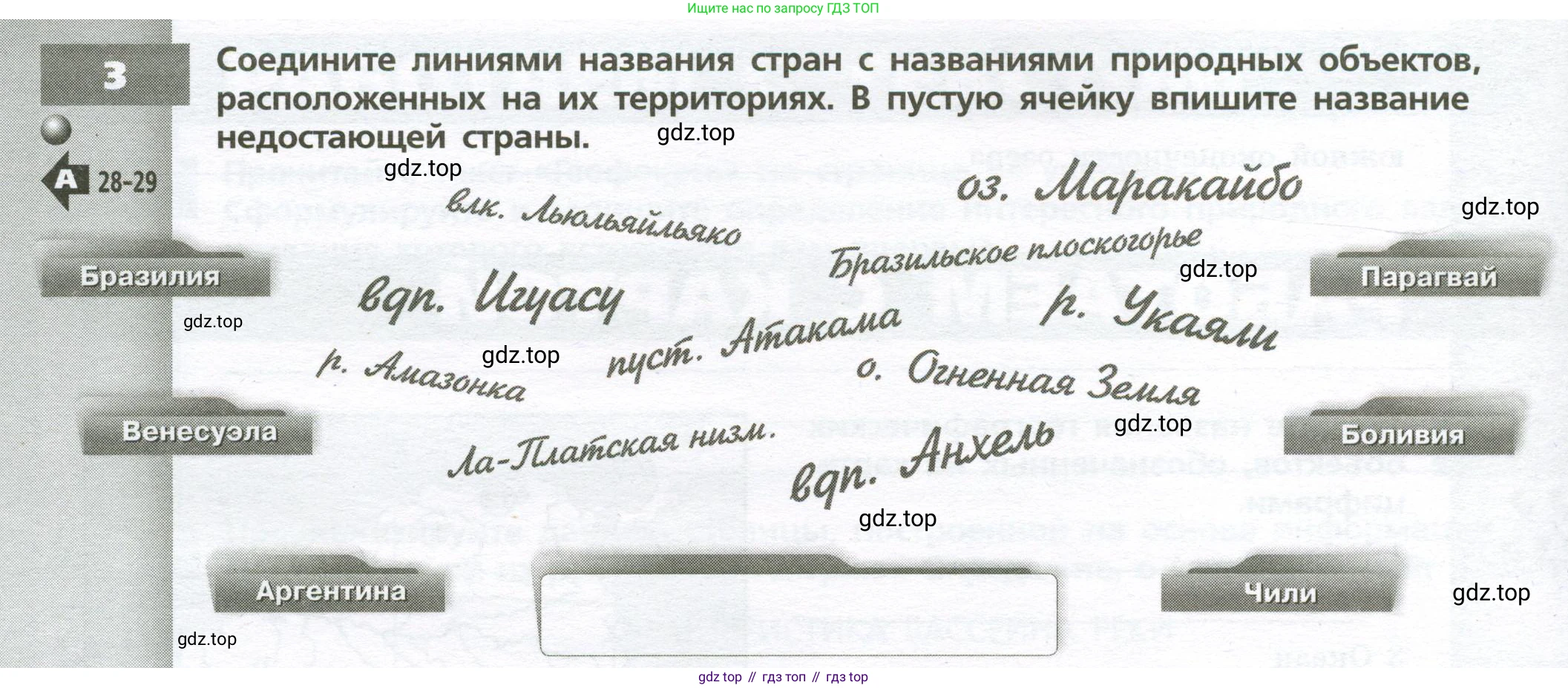География, 7 класс Тетрадь-тренажёр, авторы: Мишняева Елена Юрьевна, Котляр О Г, Банников Сергей Валерьевич, издательство Просвещение, Москва, бирюзового цвета, страница 42, номер 3, Условие