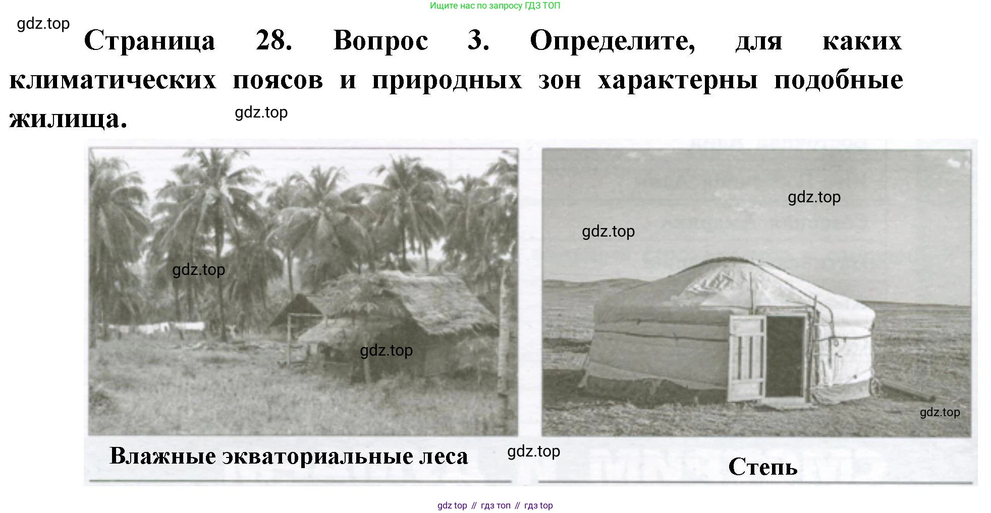 География, 7 класс Тетрадь-тренажёр, авторы: Мишняева Елена Юрьевна, Котляр О Г, Банников Сергей Валерьевич, издательство Просвещение, Москва, бирюзового цвета, страница 28, номер 3, Решение