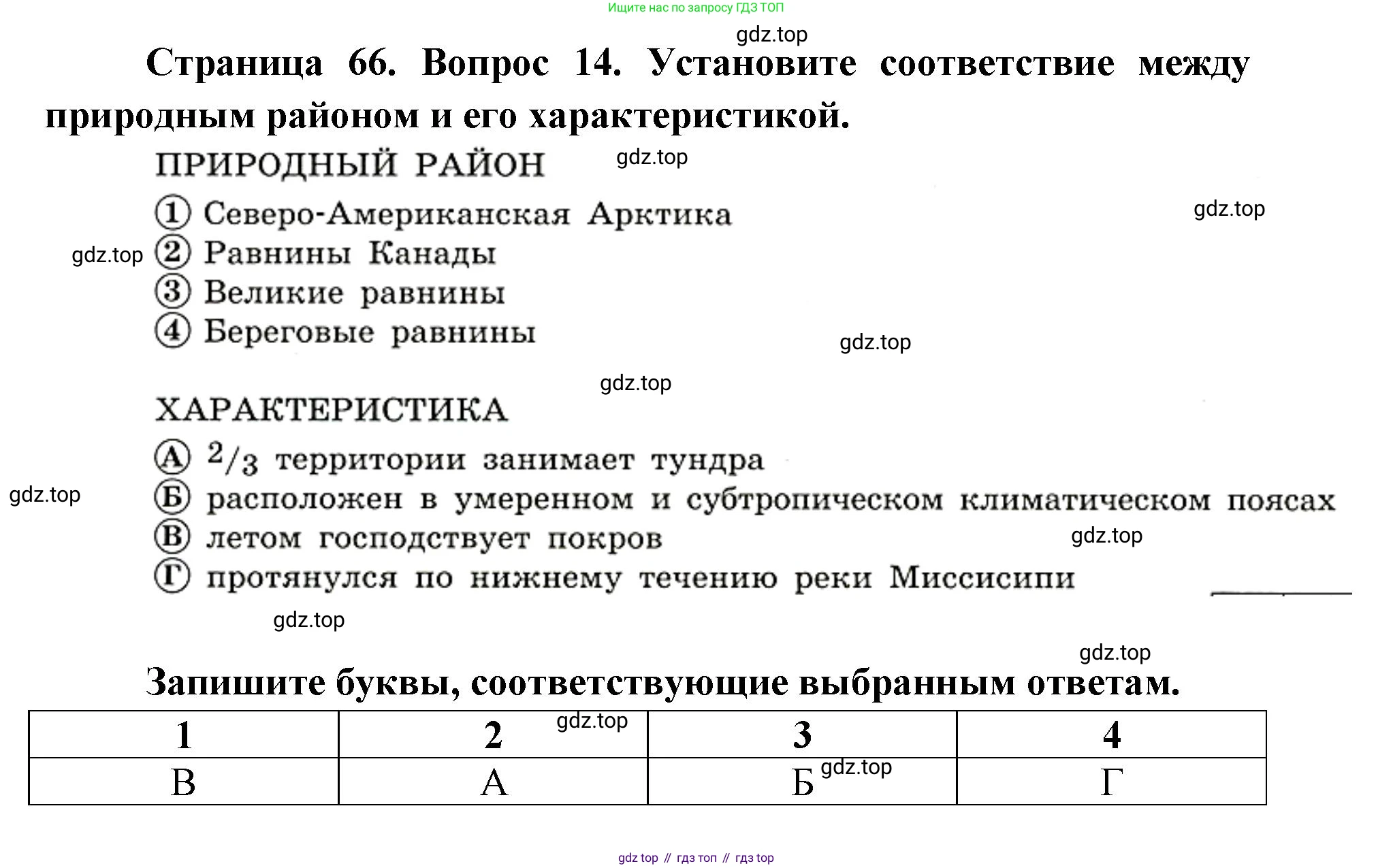 География, 7 класс Тетрадь-тренажёр, авторы: Мишняева Елена Юрьевна, Котляр О Г, Банников Сергей Валерьевич, издательство Просвещение, Москва, бирюзового цвета, страница 67, номер 14, Решение