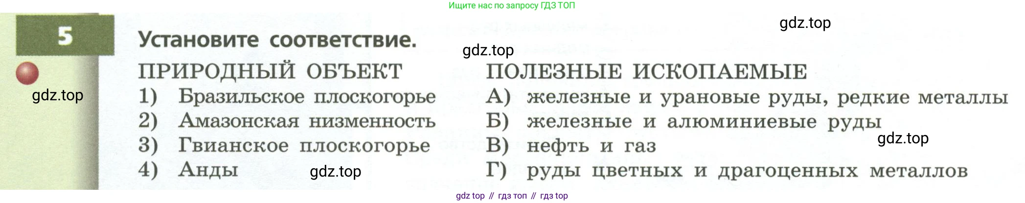ГДЗ География, 7 класс Учебник, авторы: Кузнецов Александр Павлович, Савельева Людмила Евгеньевна, Дронов Виктор Павлович, издательство Просвещение, Москва, 2023, бирюзового цвета, страница 122, номер 5, Условие