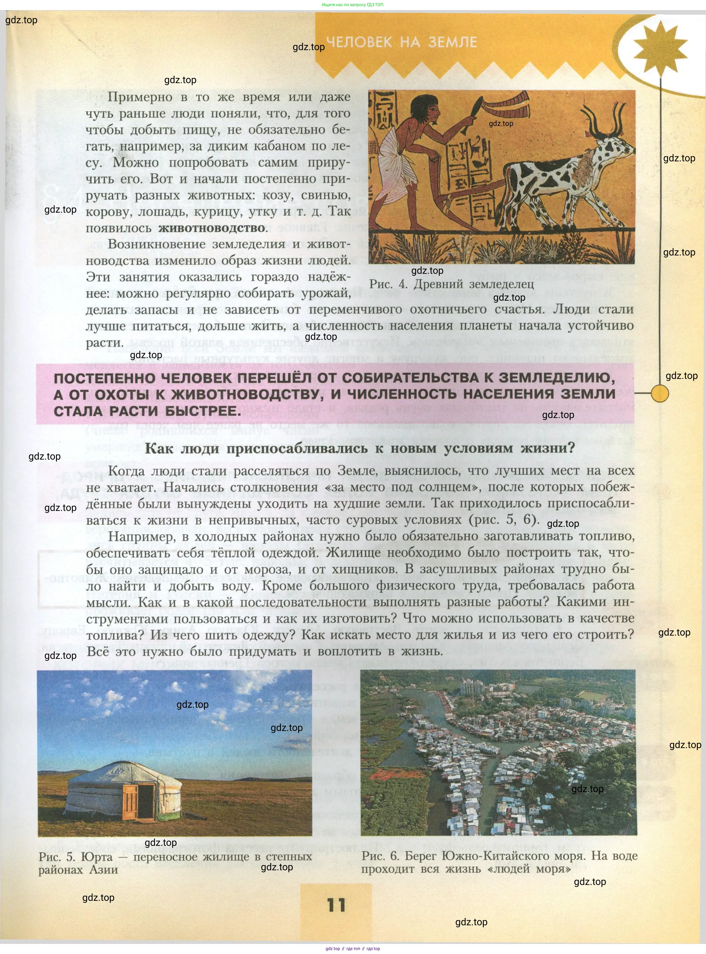 География, 7 класс Учебник, авторы: Алексеев Александр Иванович, Николина Вера Викторовна, Липкина Елена Карловна, Болысов Сергей Иванович, Ачкасова Татьяна Анатольевна, Кузнецова Галина Юрьевна, издательство Просвещение, Москва, 2023, жёлтого цвета, страница 11
