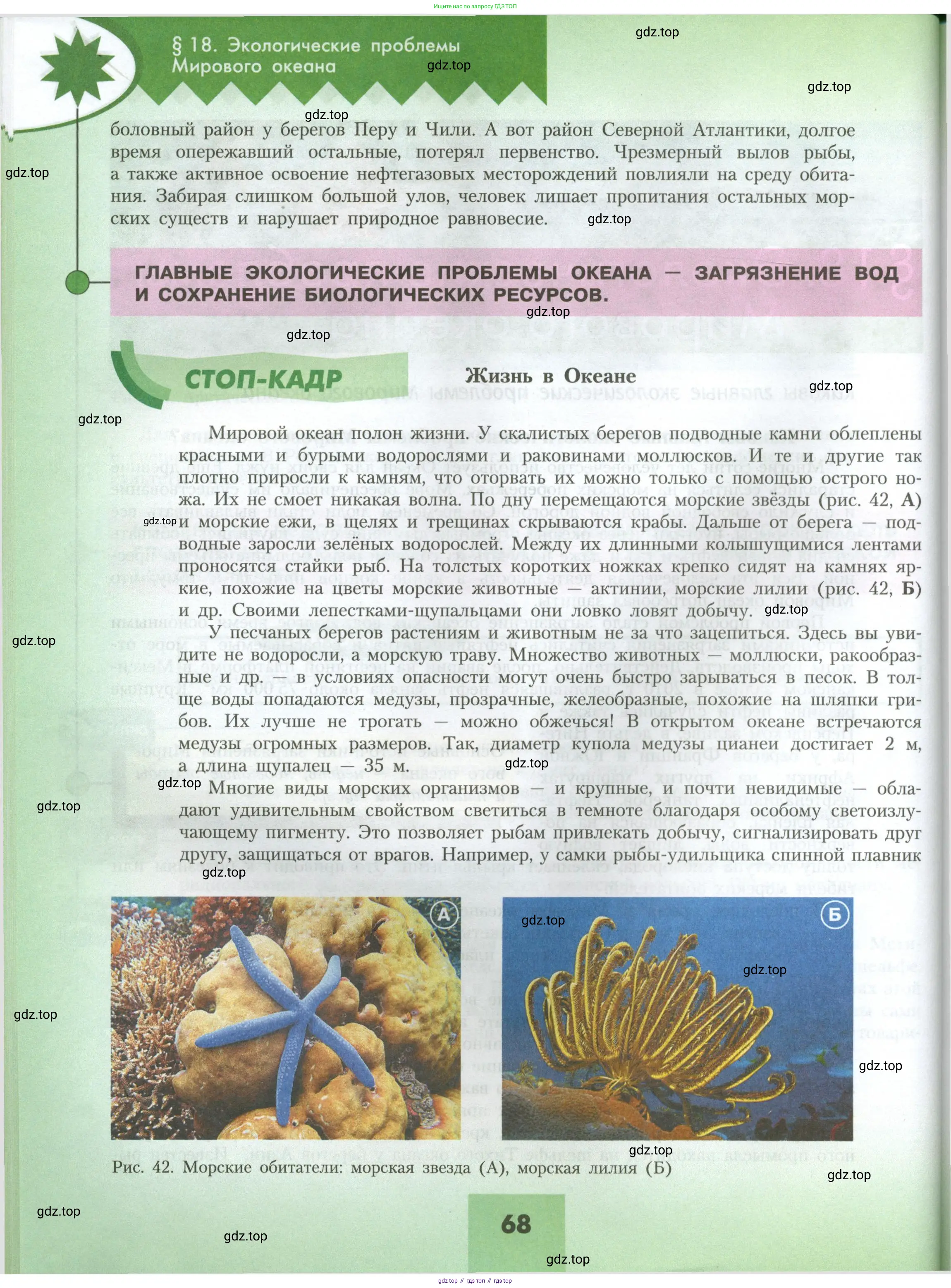 География, 7 класс Учебник, авторы: Алексеев Александр Иванович, Николина Вера Викторовна, Липкина Елена Карловна, Болысов Сергей Иванович, Ачкасова Татьяна Анатольевна, Кузнецова Галина Юрьевна, издательство Просвещение, Москва, 2023, жёлтого цвета, страница 68
