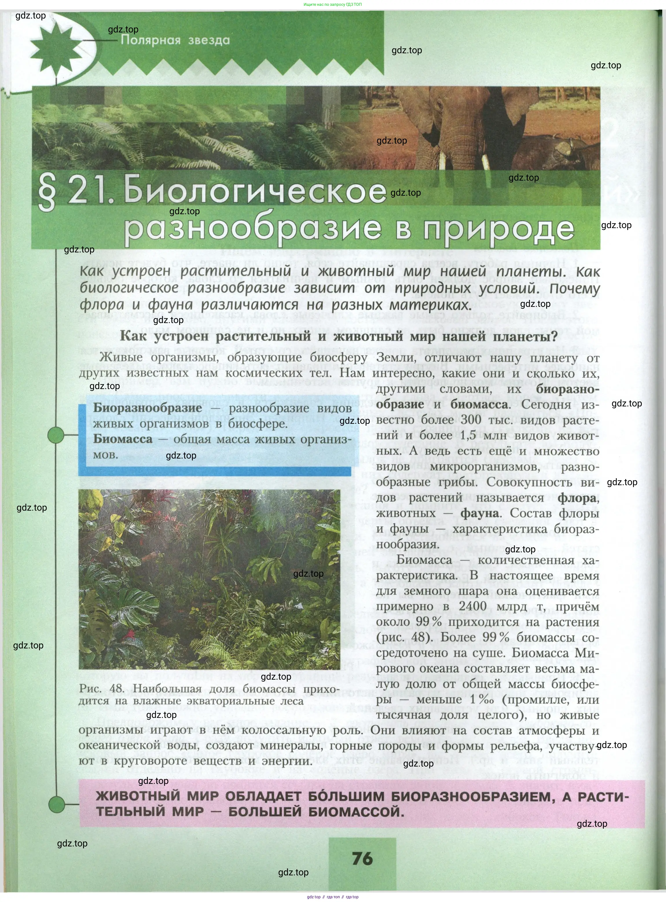 География, 7 класс Учебник, авторы: Алексеев Александр Иванович, Николина Вера Викторовна, Липкина Елена Карловна, Болысов Сергей Иванович, Ачкасова Татьяна Анатольевна, Кузнецова Галина Юрьевна, издательство Просвещение, Москва, 2023, жёлтого цвета, страница 76