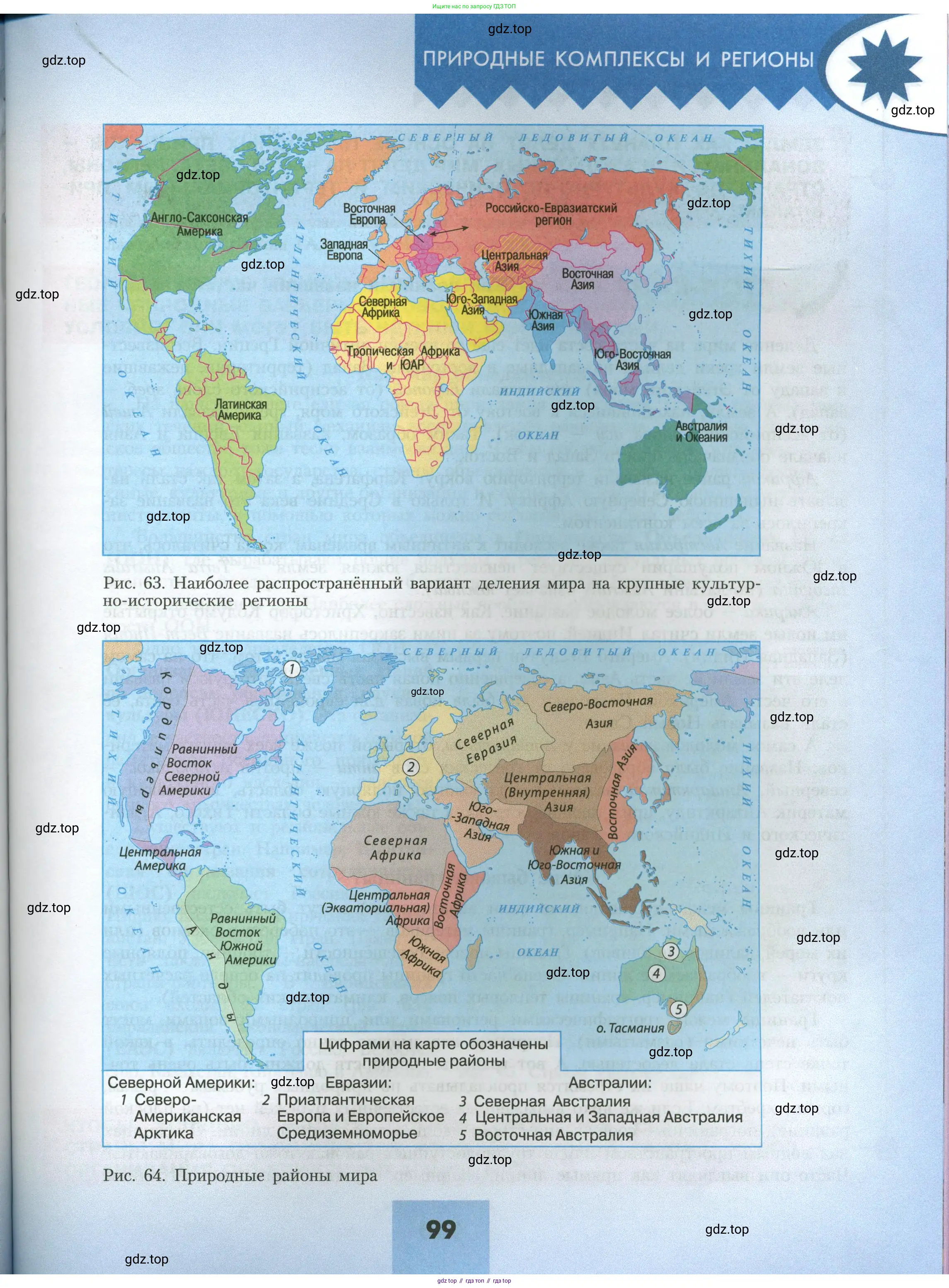 География, 7 класс Учебник, авторы: Алексеев Александр Иванович, Николина Вера Викторовна, Липкина Елена Карловна, Болысов Сергей Иванович, Ачкасова Татьяна Анатольевна, Кузнецова Галина Юрьевна, издательство Просвещение, Москва, 2023, жёлтого цвета, страница 99