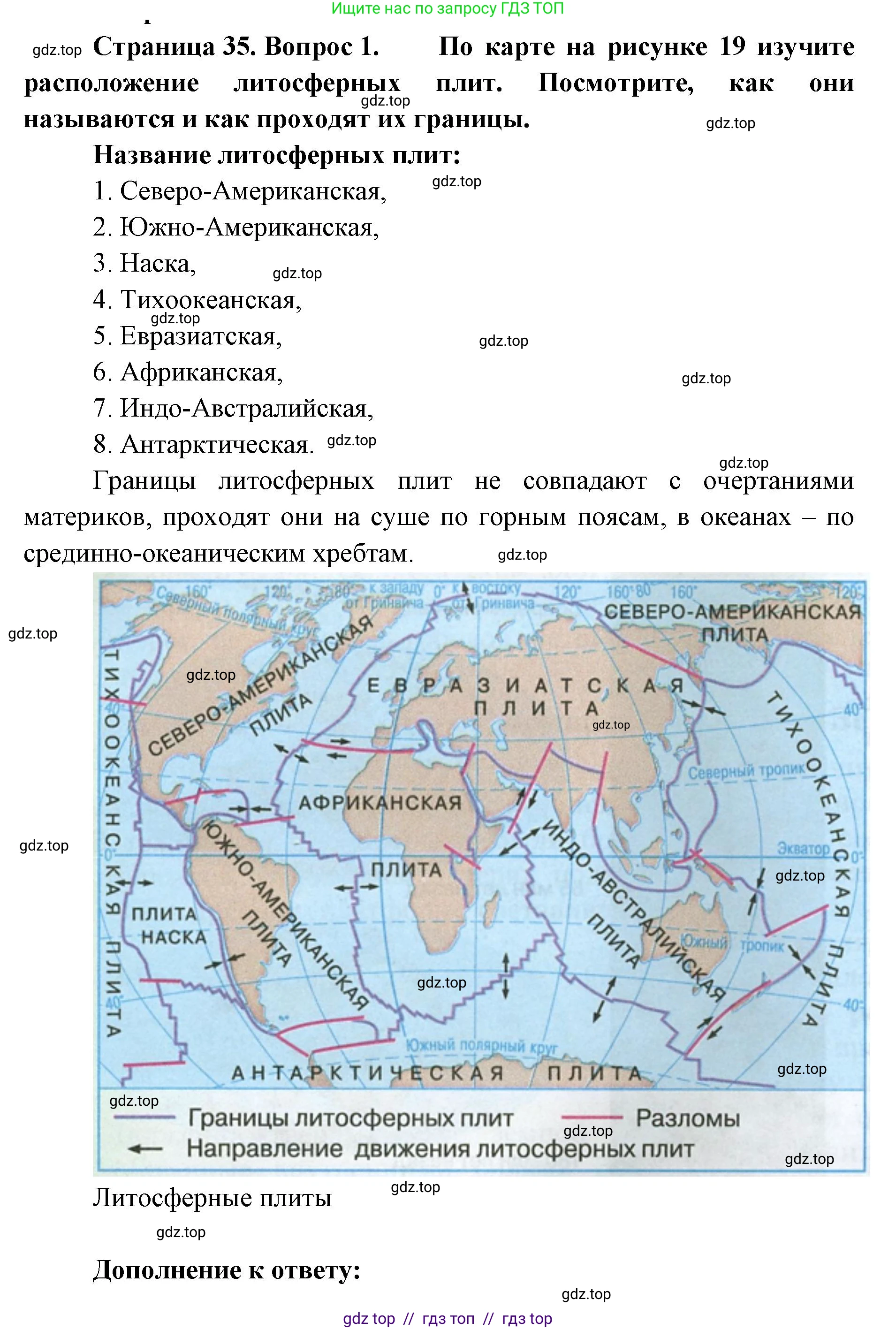 География, 7 класс Учебник, авторы: Алексеев Александр Иванович, Николина Вера Викторовна, Липкина Елена Карловна, Болысов Сергей Иванович, Ачкасова Татьяна Анатольевна, Кузнецова Галина Юрьевна, издательство Просвещение, Москва, 2023, жёлтого цвета, страница 35, номер 1, Решение 2023