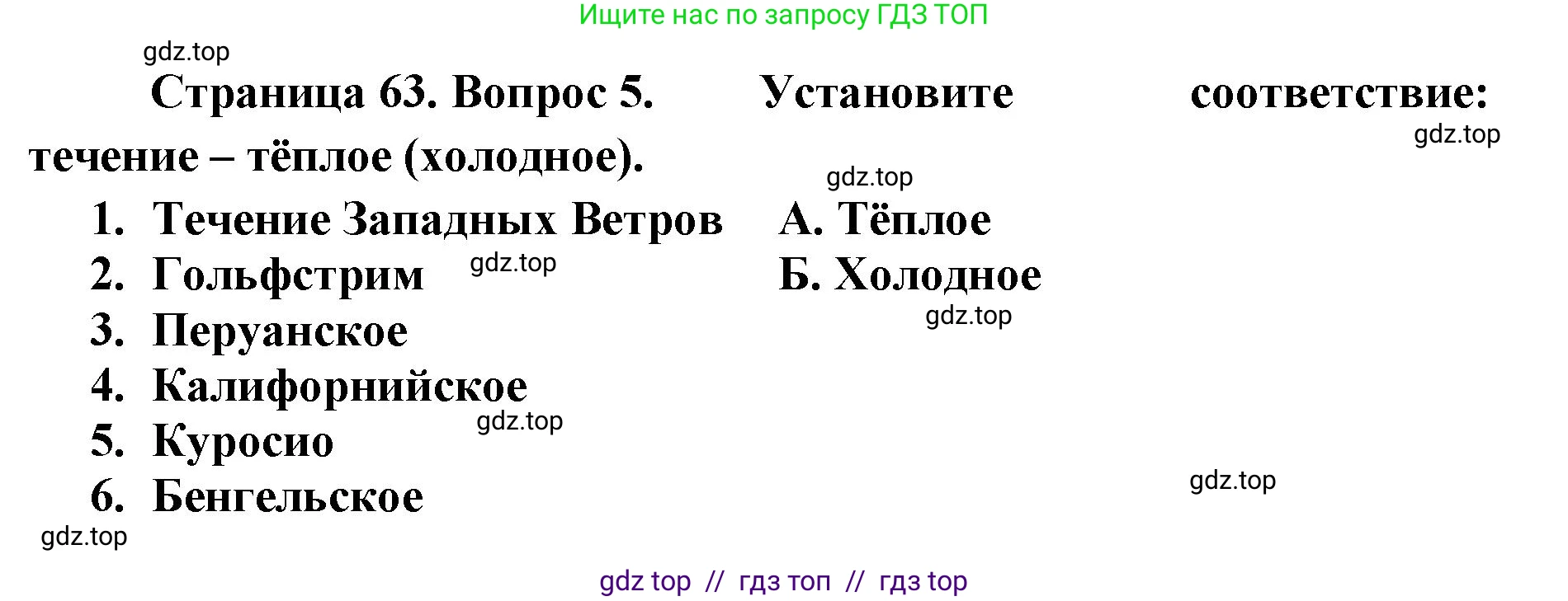 География, 7 класс Учебник, авторы: Алексеев Александр Иванович, Николина Вера Викторовна, Липкина Елена Карловна, Болысов Сергей Иванович, Ачкасова Татьяна Анатольевна, Кузнецова Галина Юрьевна, издательство Просвещение, Москва, 2023, жёлтого цвета, страница 63, номер 5, Решение 2023
