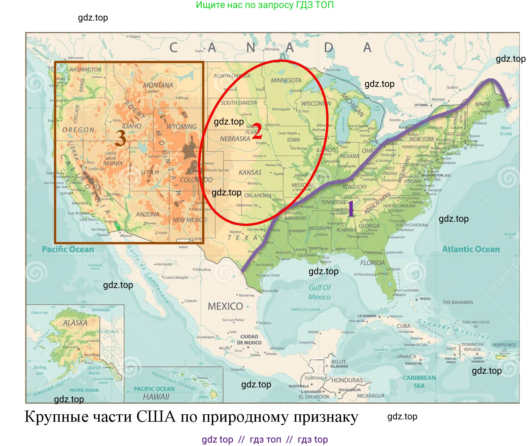 География, 7 класс Учебник, авторы: Алексеев Александр Иванович, Николина Вера Викторовна, Липкина Елена Карловна, Болысов Сергей Иванович, Ачкасова Татьяна Анатольевна, Кузнецова Галина Юрьевна, издательство Просвещение, Москва, 2023, жёлтого цвета, страница 191, номер 3, Решение 2023 (продолжение 2)
